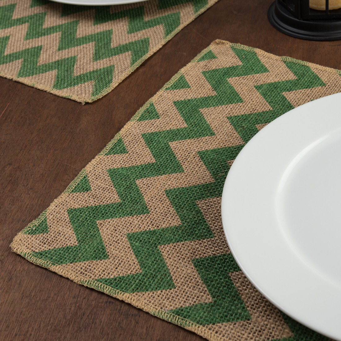 Linen Tablecloth Chevron Placemat & Reviews Wayfair