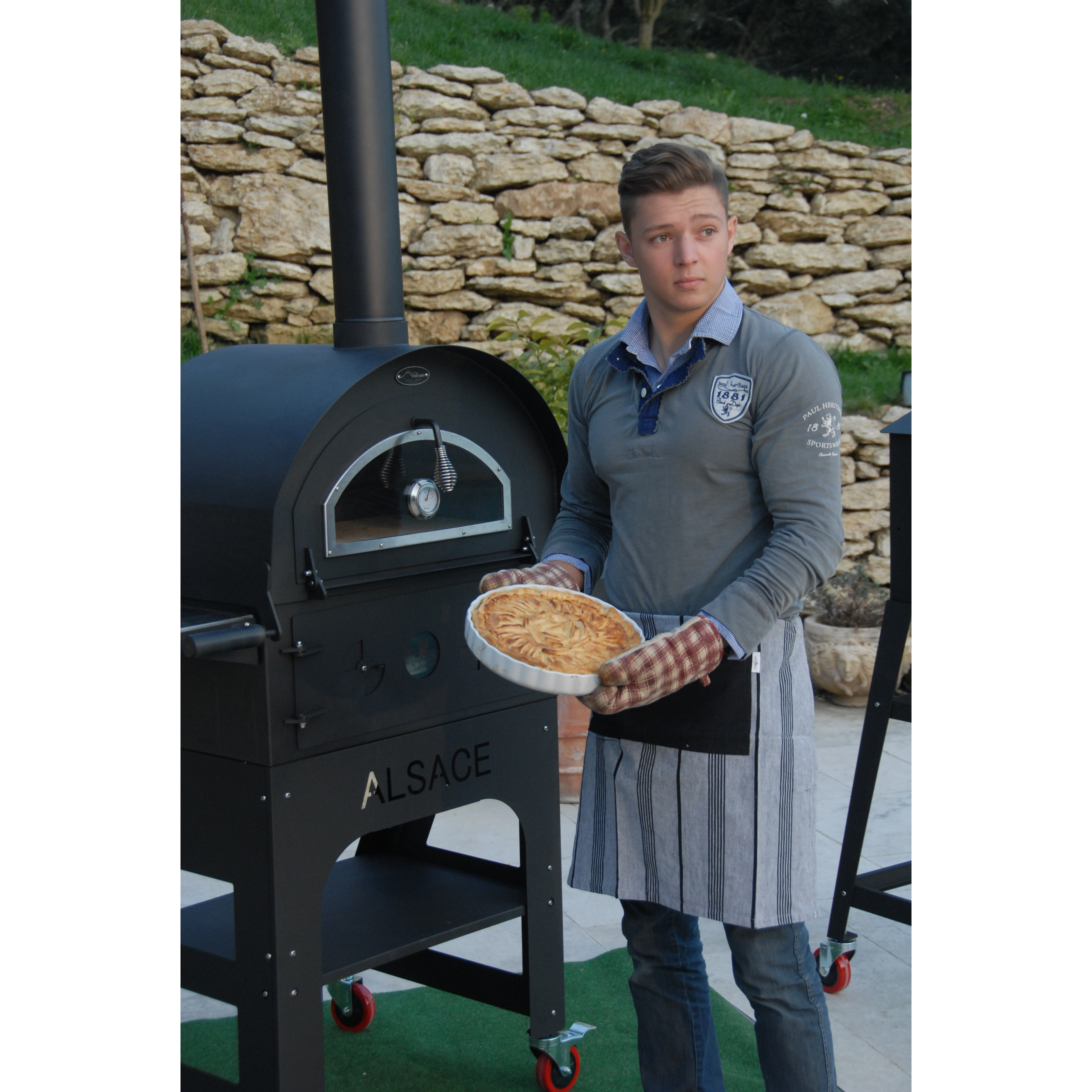 Alsace Authentic European Style Outdoor WoodFired Oven and Grill Wayfair