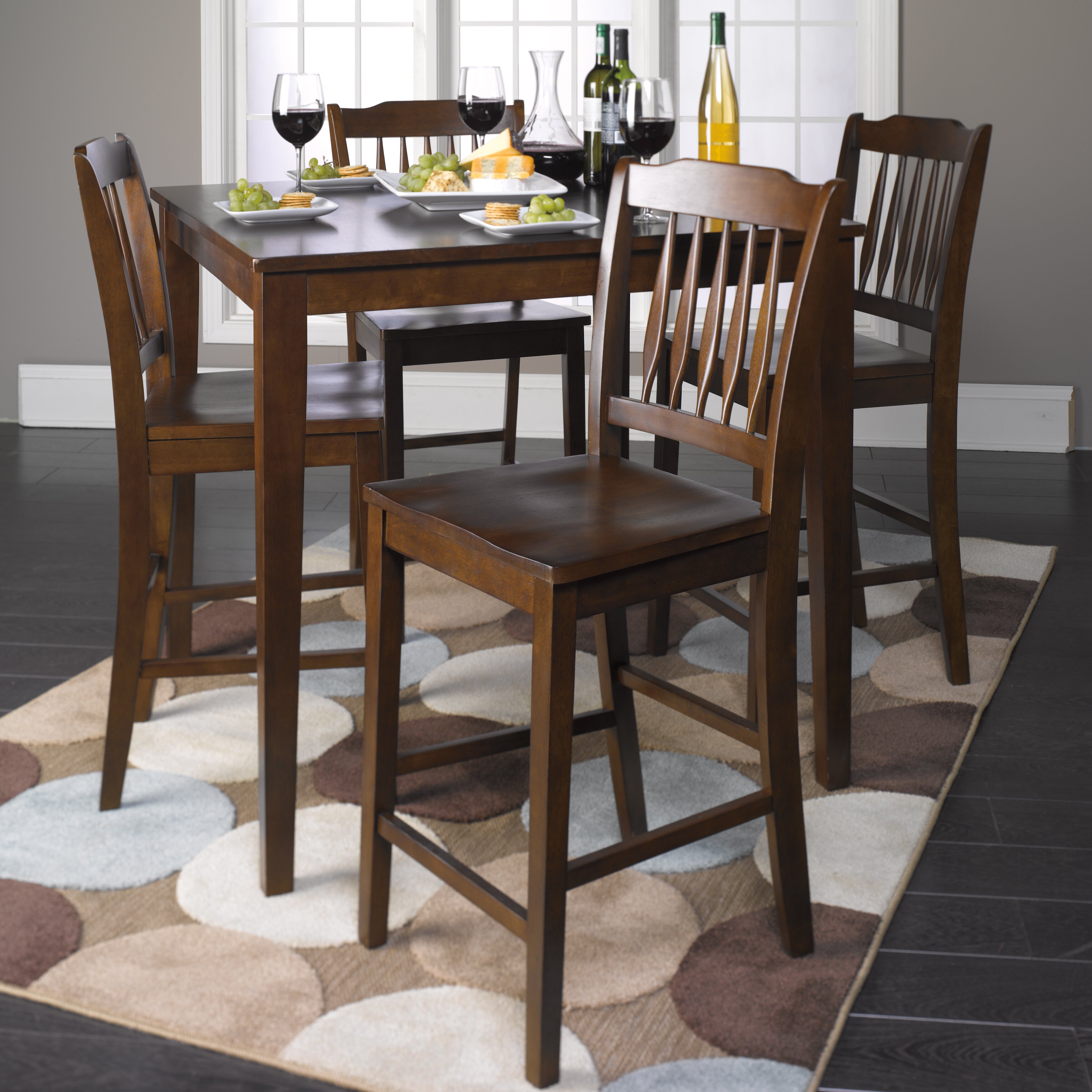 5 Piece Counter Height Dining Set Wayfair