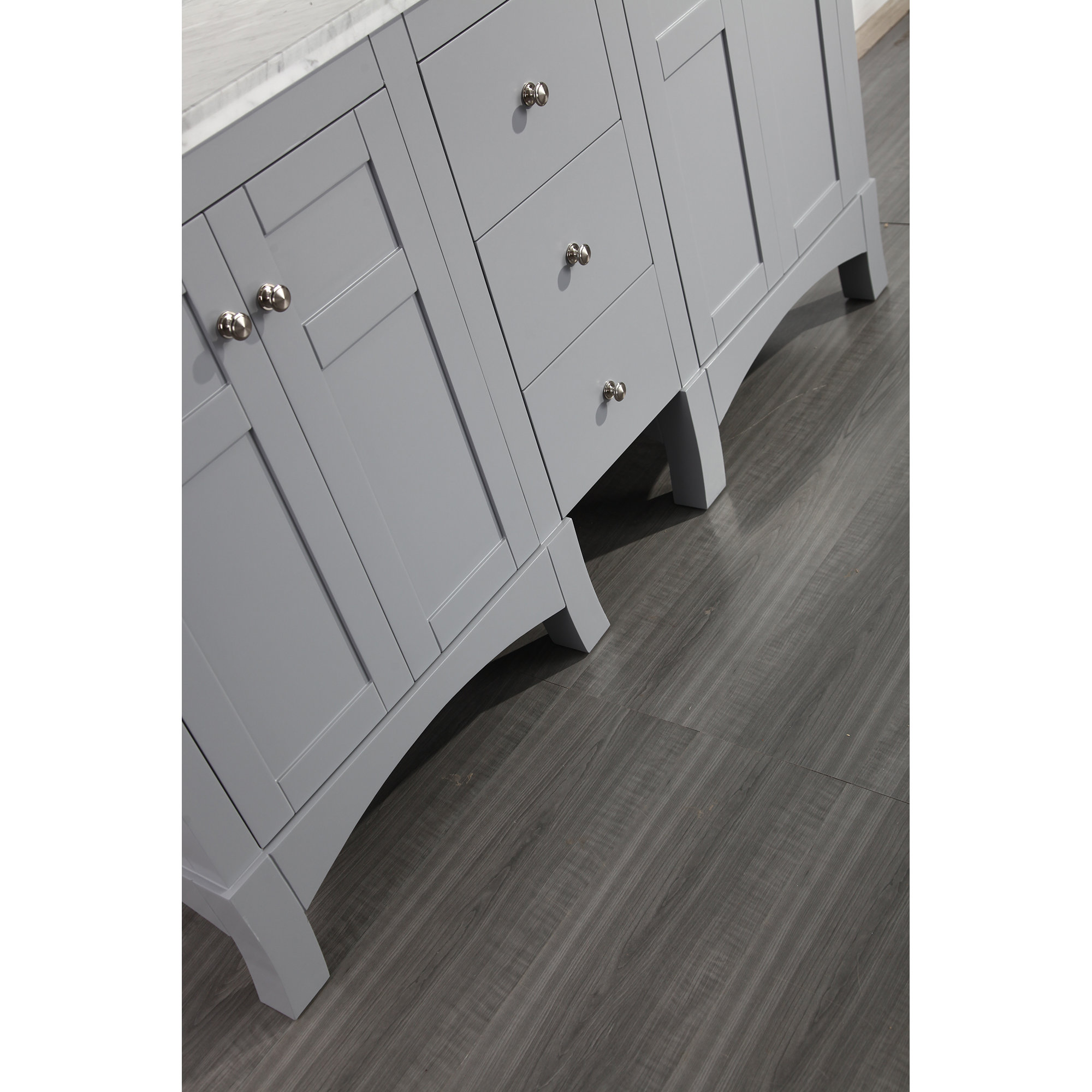 New York 60" Double Bathroom Vanity Set Wayfair