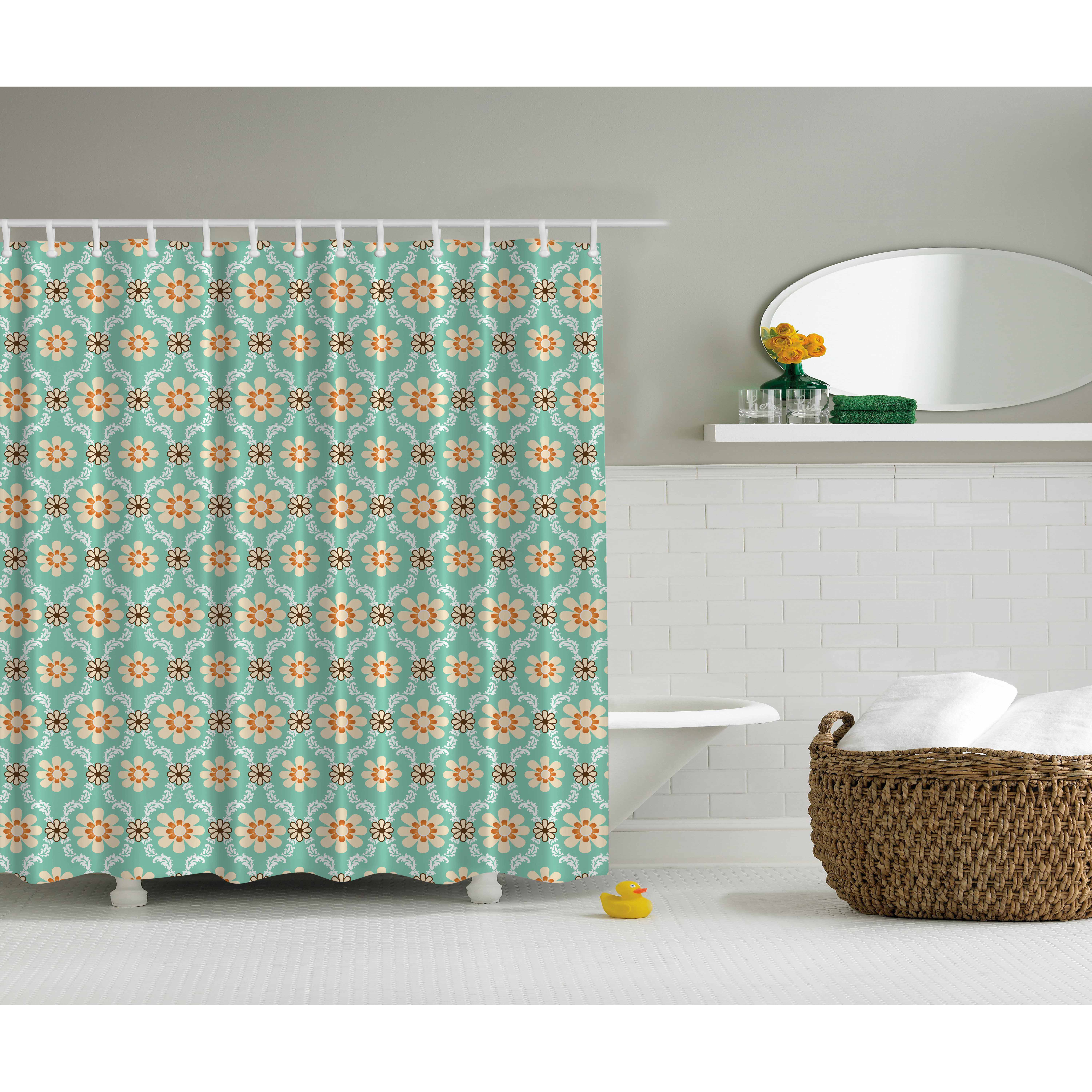 Ambesonne Old Fashioned Flowers Print Shower Curtain & Reviews Wayfair