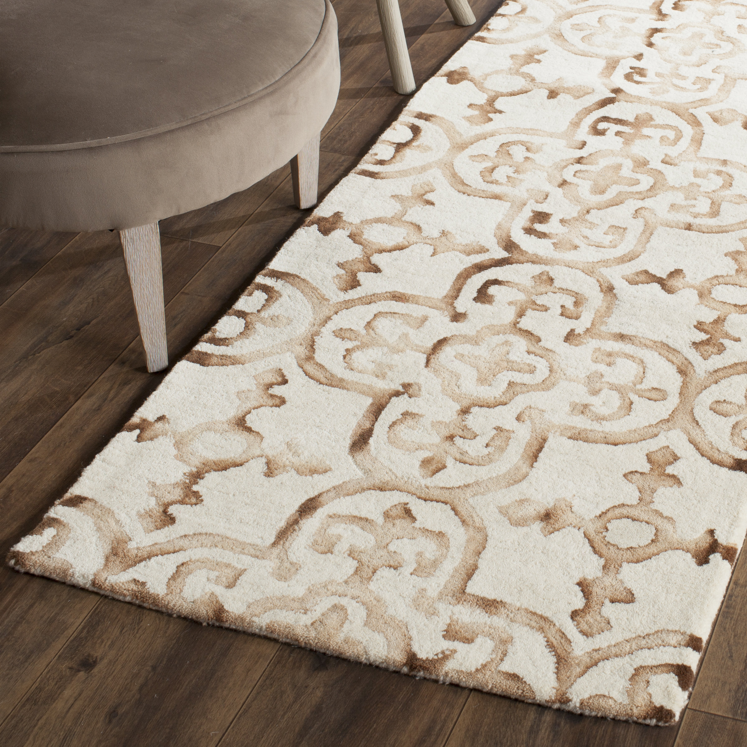 Bungalow Rose Castries HandTufted Ivory & Camel Area Rug & Reviews