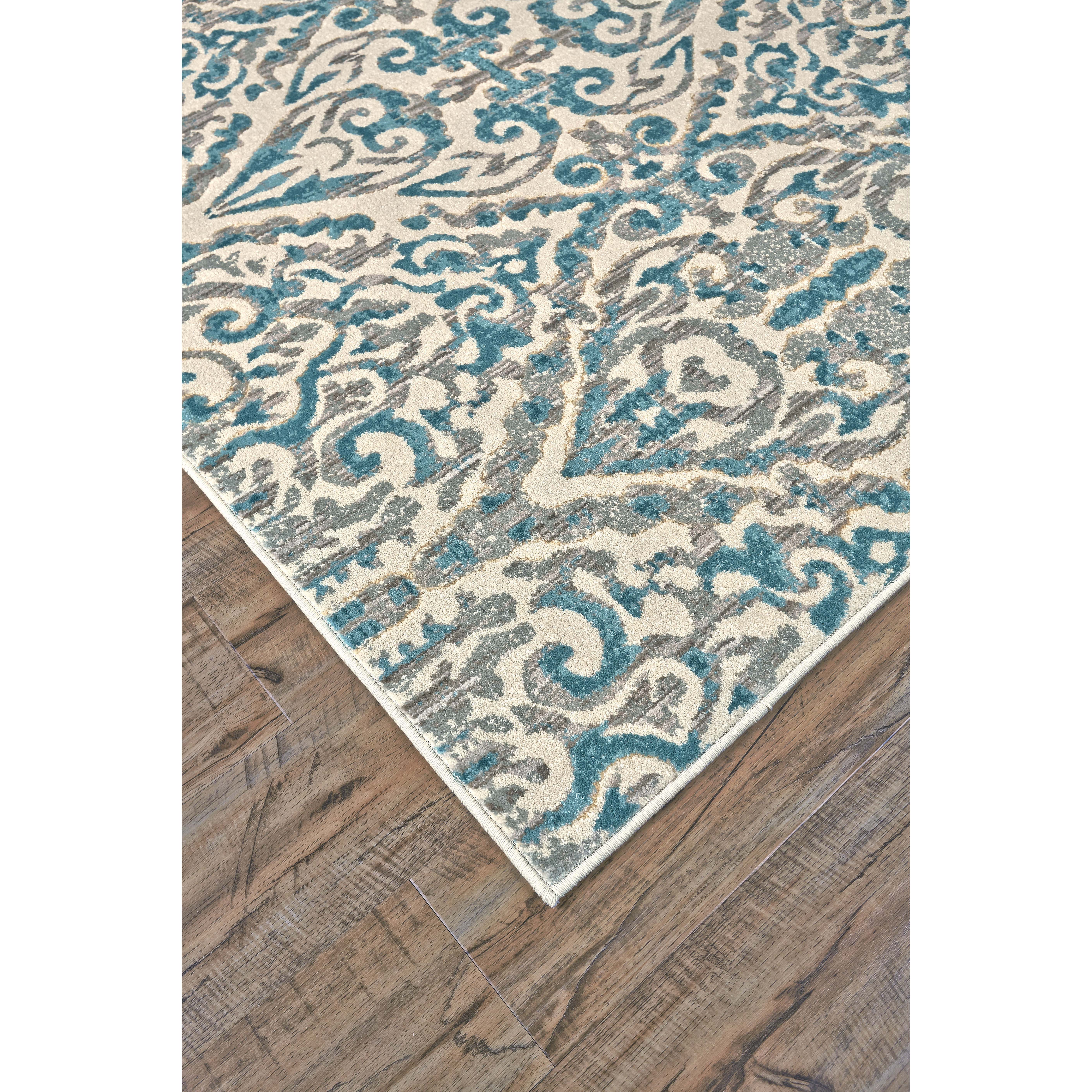 Bungalow Rose Saleya Turquoise Area Rug & Reviews Wayfair