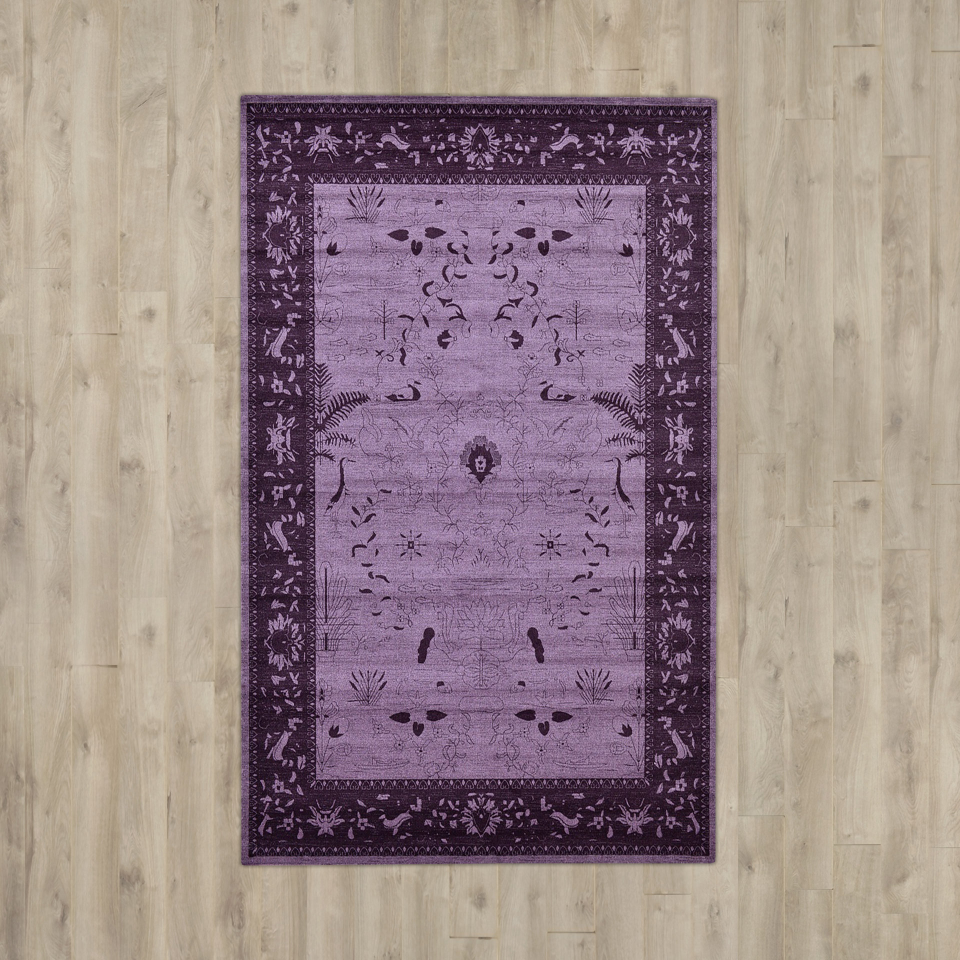Imperial Purple Area Rug Wayfair