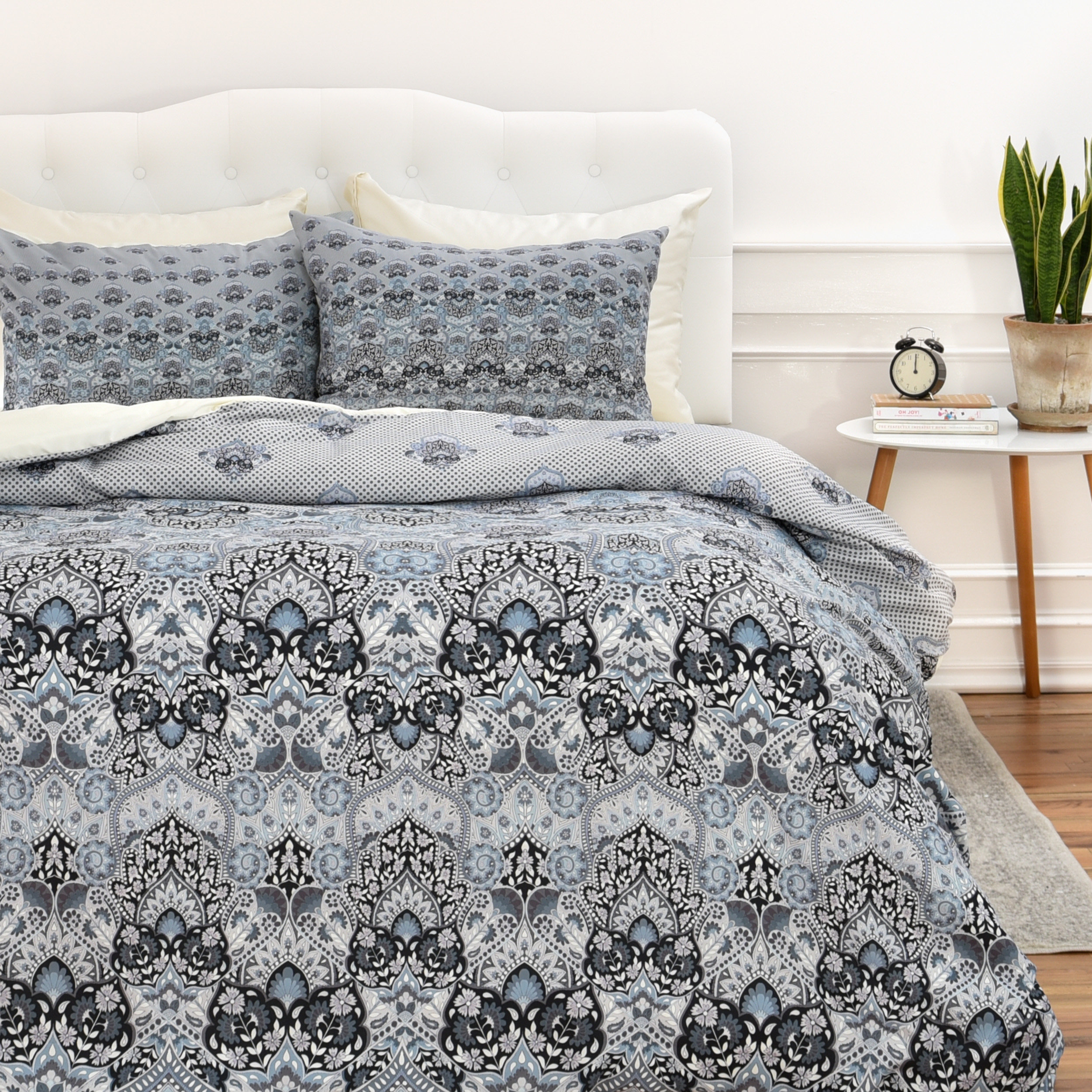 Jade Blooms Duvet Set Wayfair
