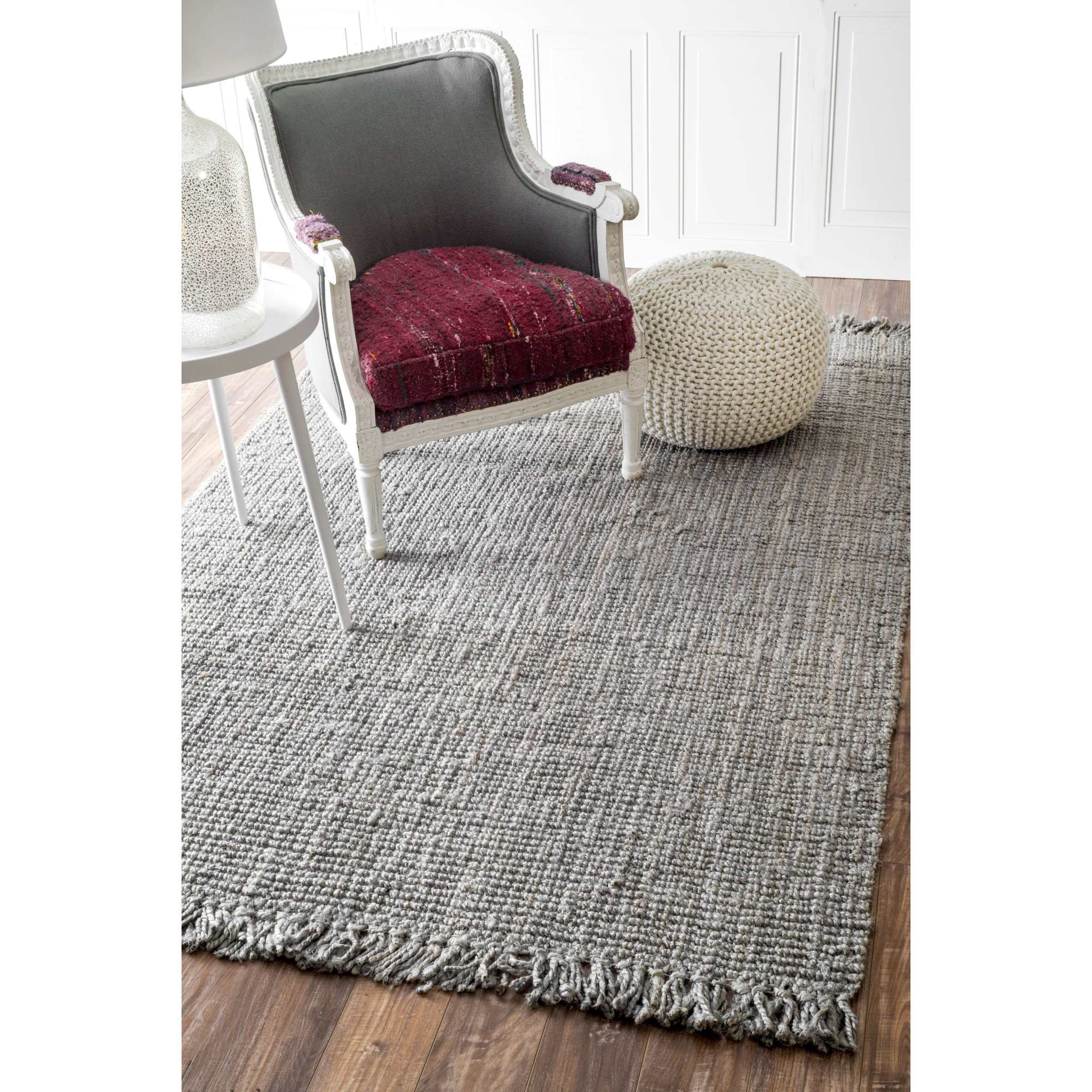 Fraida Jute Gray Area Rug Wayfair