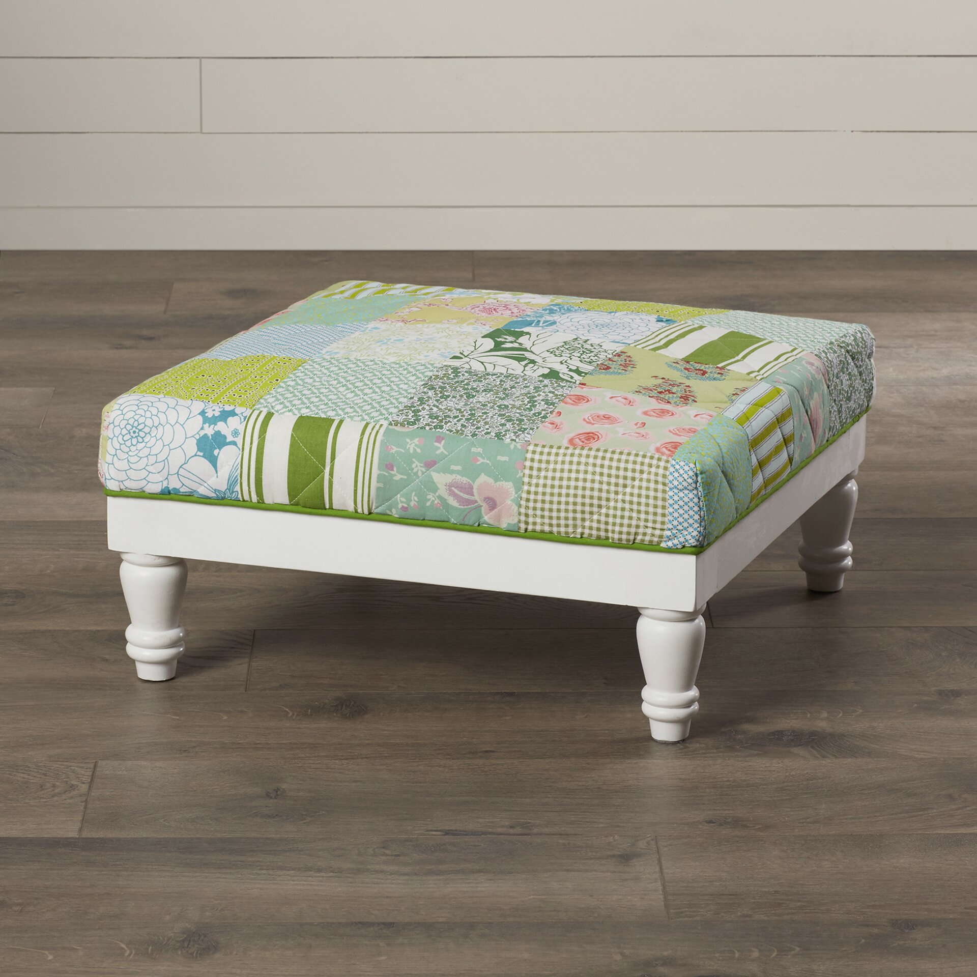 Conrad Patchwork Stool Wayfair