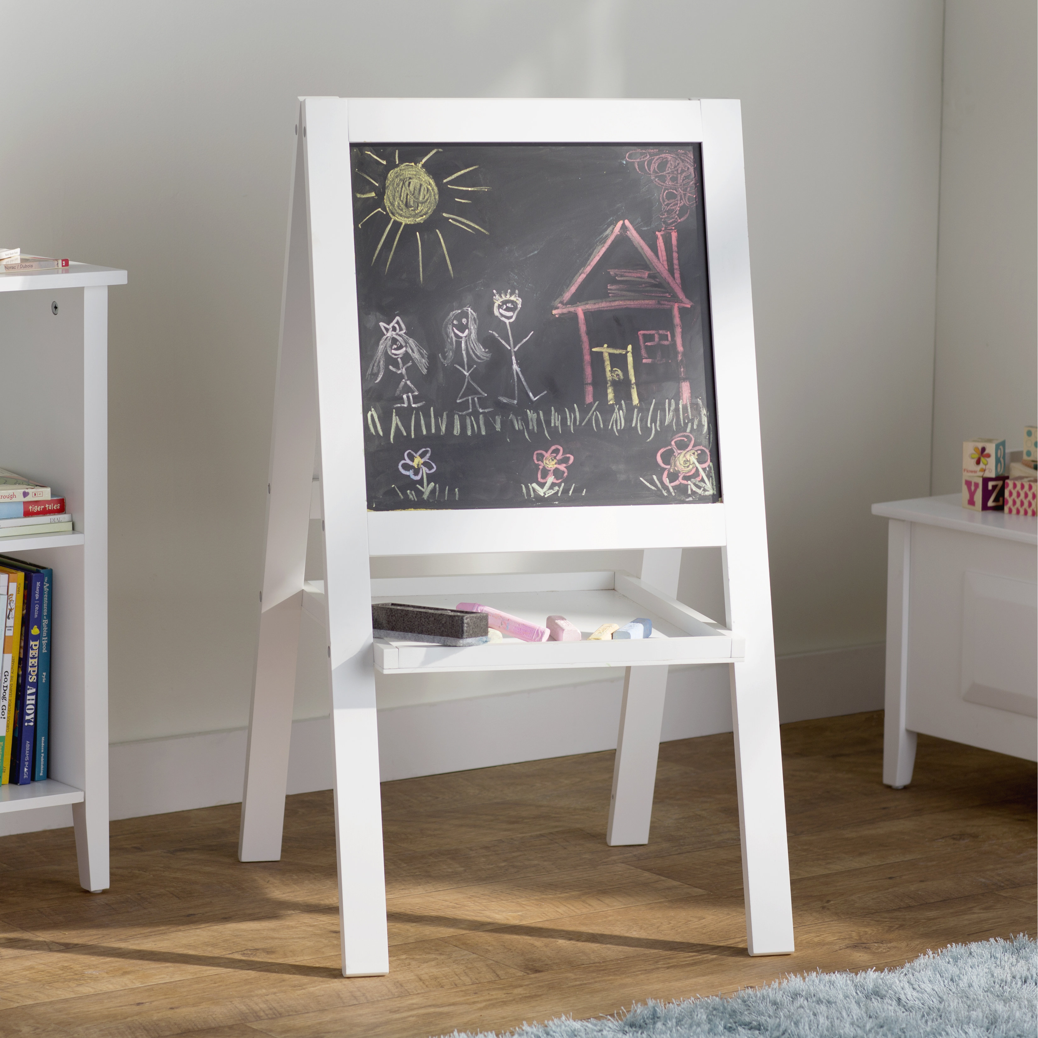 Viv + Rae Kaitlin Marker Tray Double Sided Board Easel & Reviews Wayfair