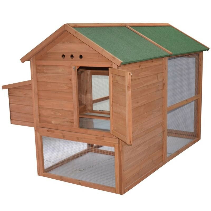 Pin Wooden Chicken House Hen Room Coop View Pet Picture on Pinterest