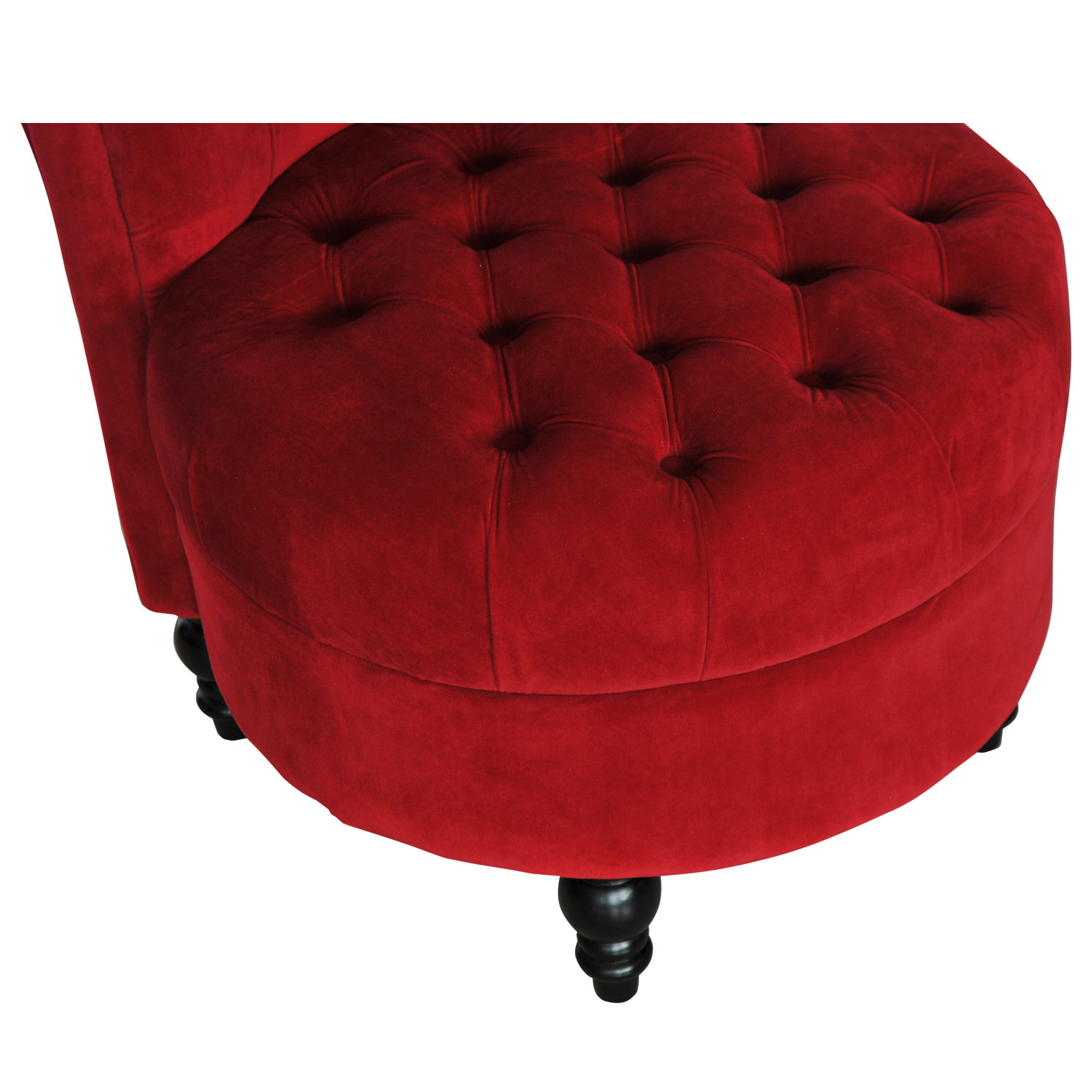 Tufted High Back Velvet Side Chair | Wayfair.ca