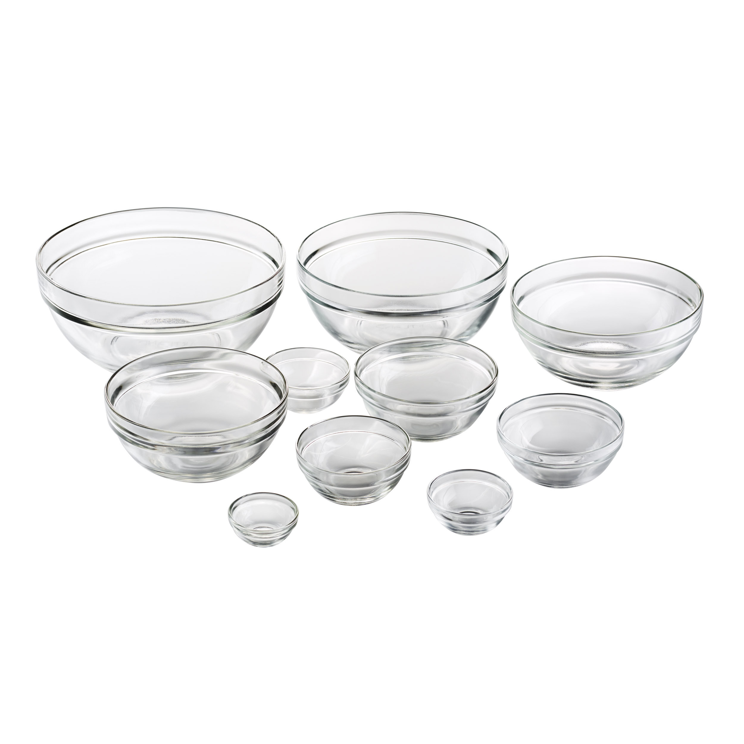 10 Piece Glass Mixing Bowl Set Wayfair