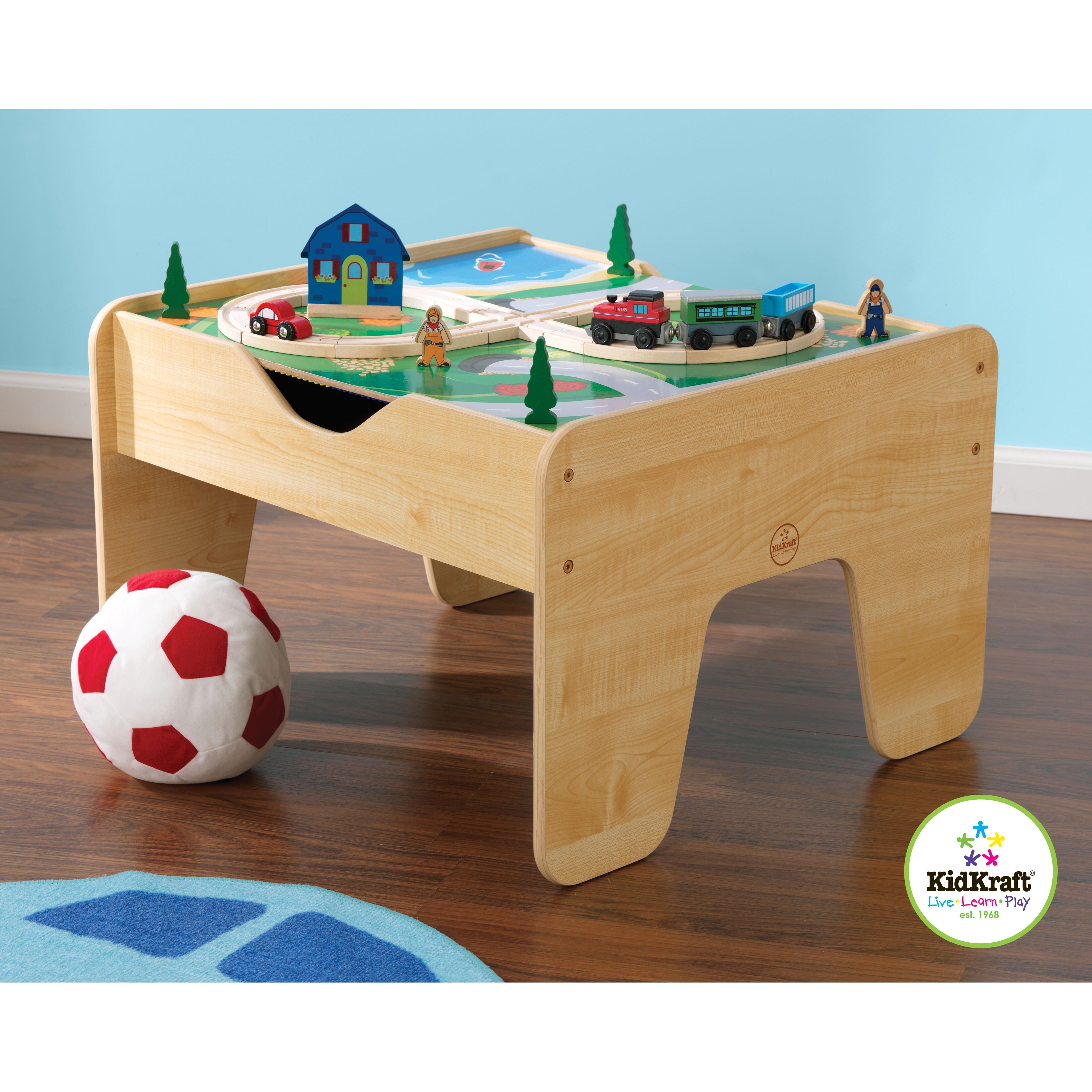 KidKraft 2-in-1 Lego and Train Activity Table & Reviews | Wayfair