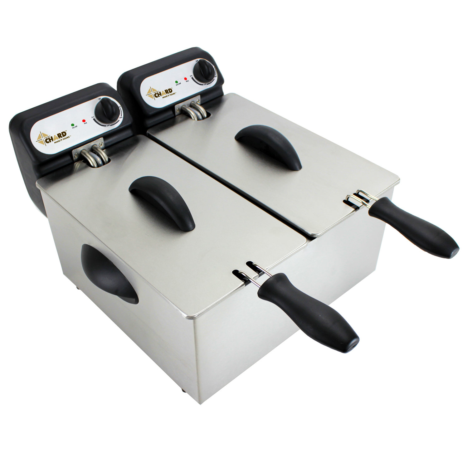 Chard 6 Liter 1500W Dual Deep Fryer & Reviews Wayfair