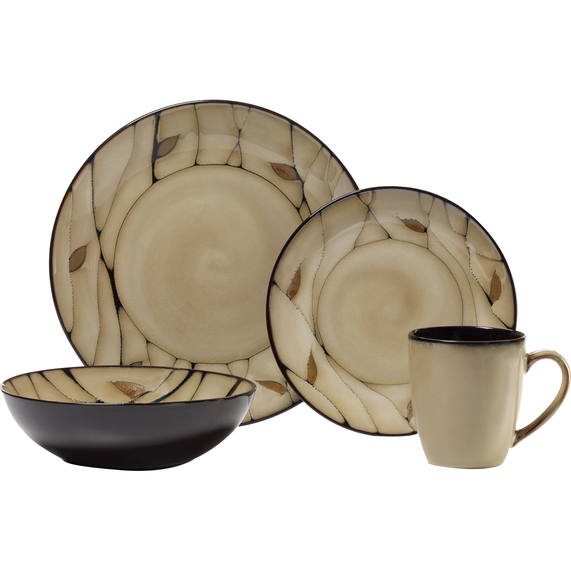 Pfaltzgraff Everyday Everyday Briar 16 Piece Dinnerware Set & Reviews