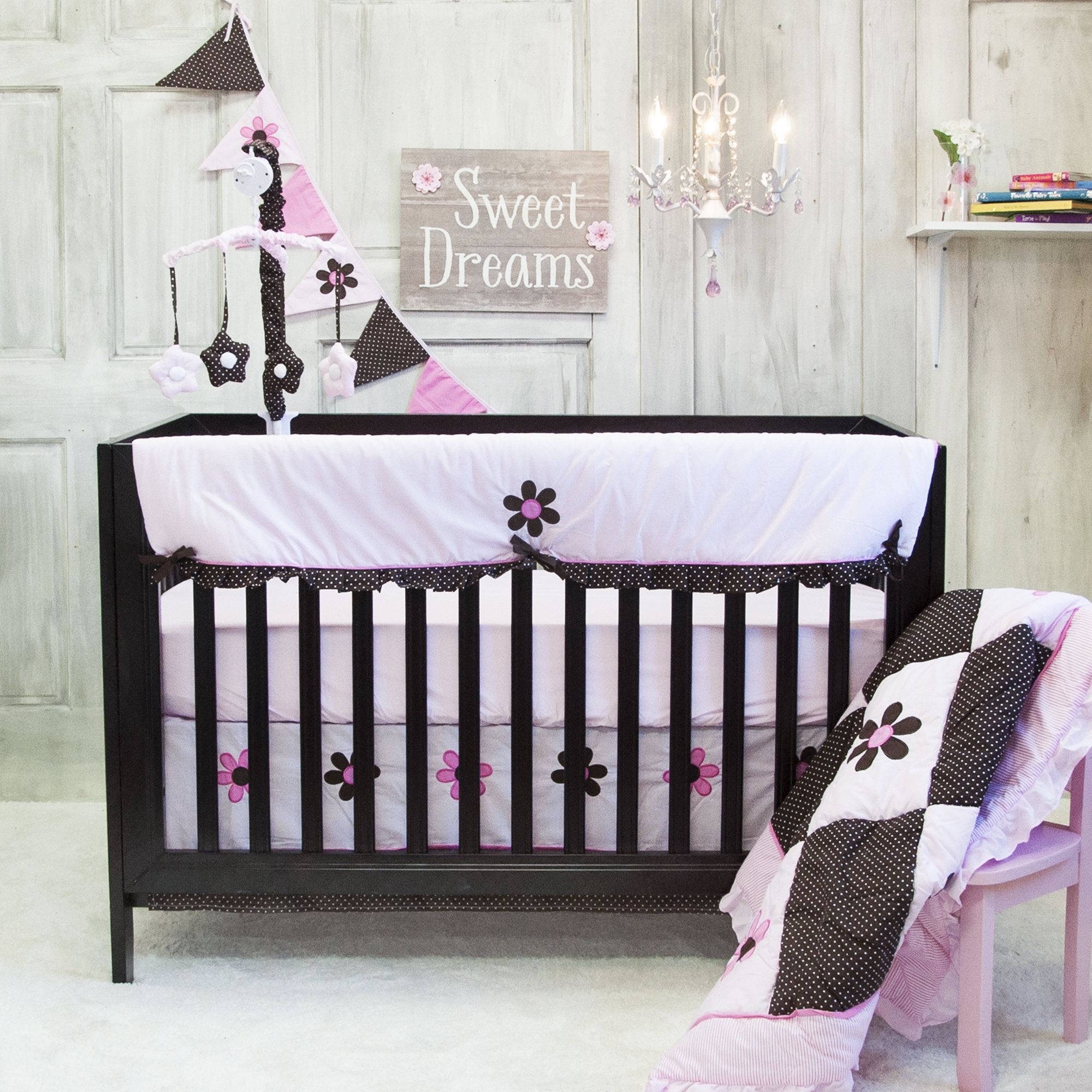 Pam Grace Creations Pam's Petals 10 Piece Crib Bedding Set & Reviews