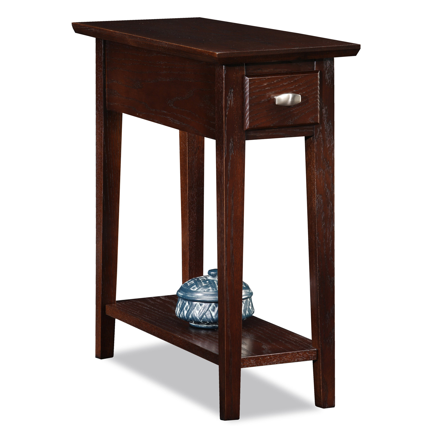 Leick Chocolate Oak End Table & Reviews Wayfair