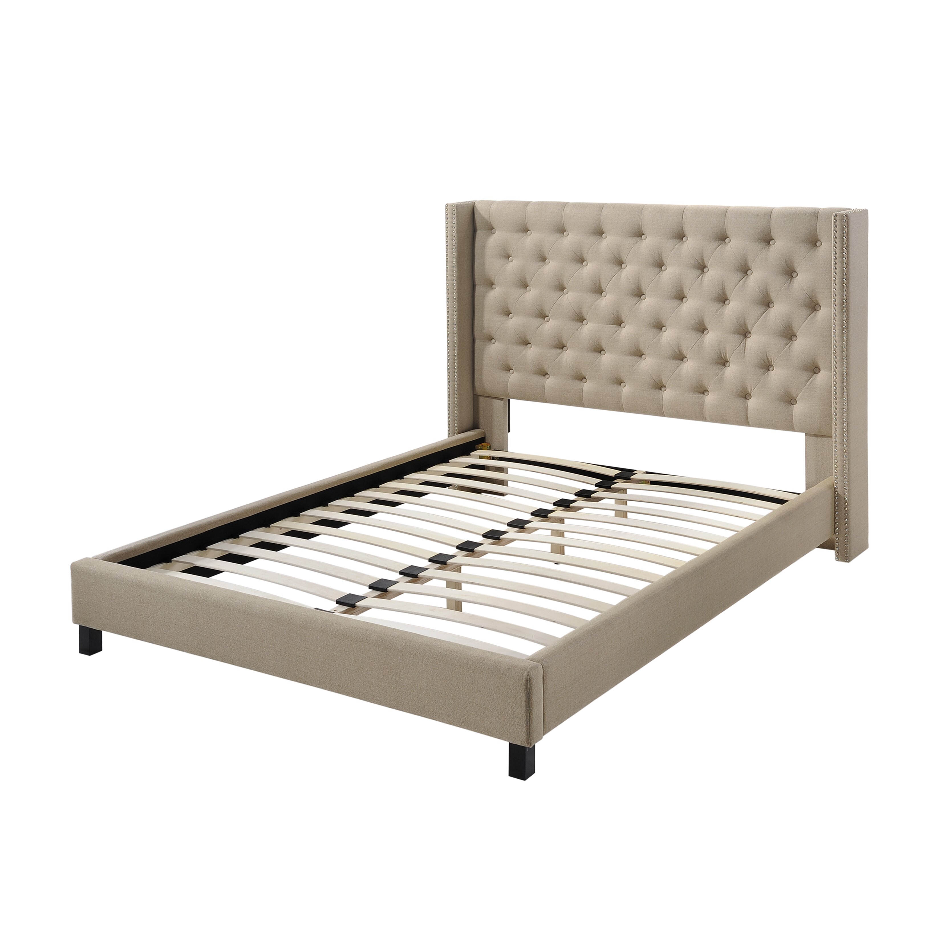 Upholstered Platform Bed 