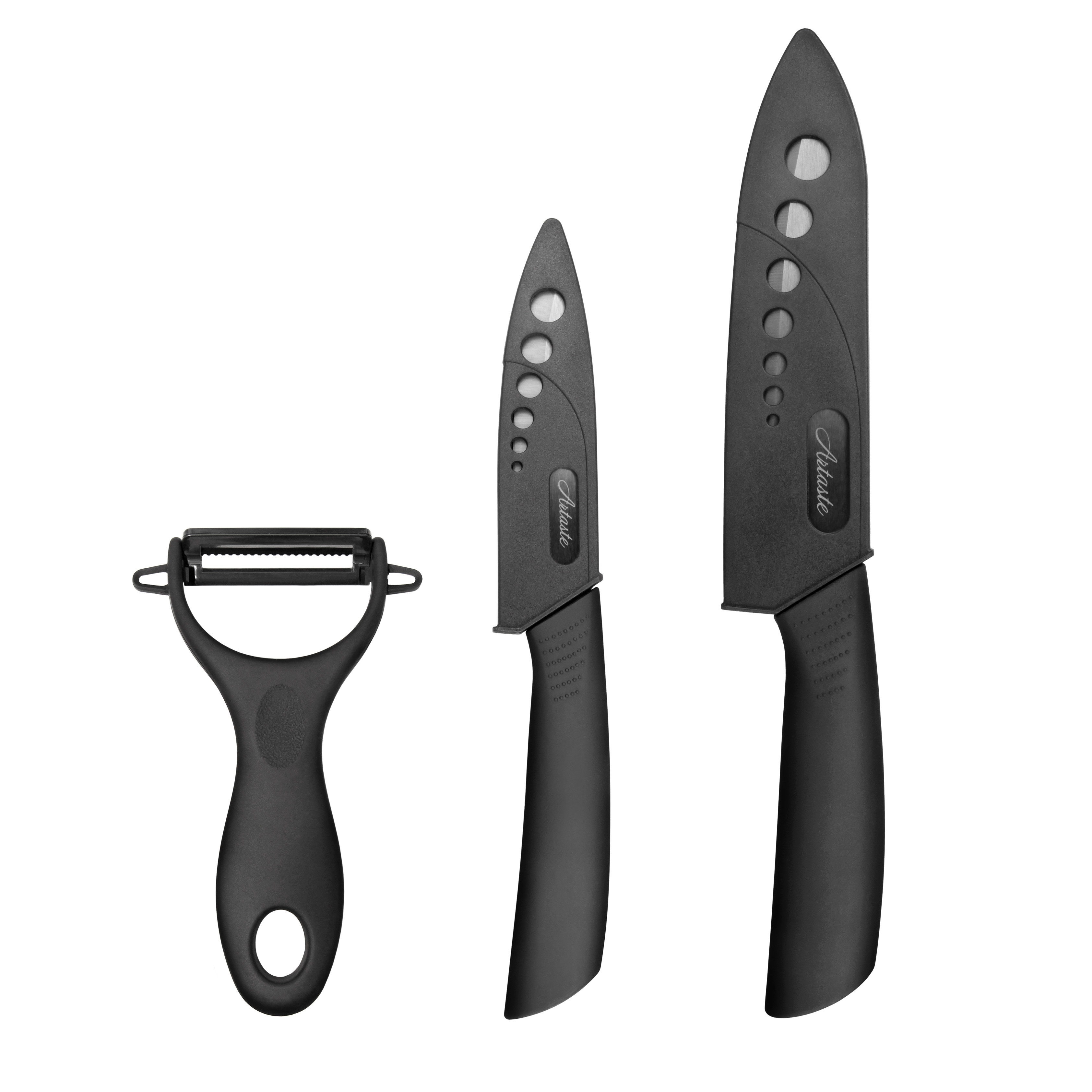 3 Piece Ceramic Knife Set Wayfair