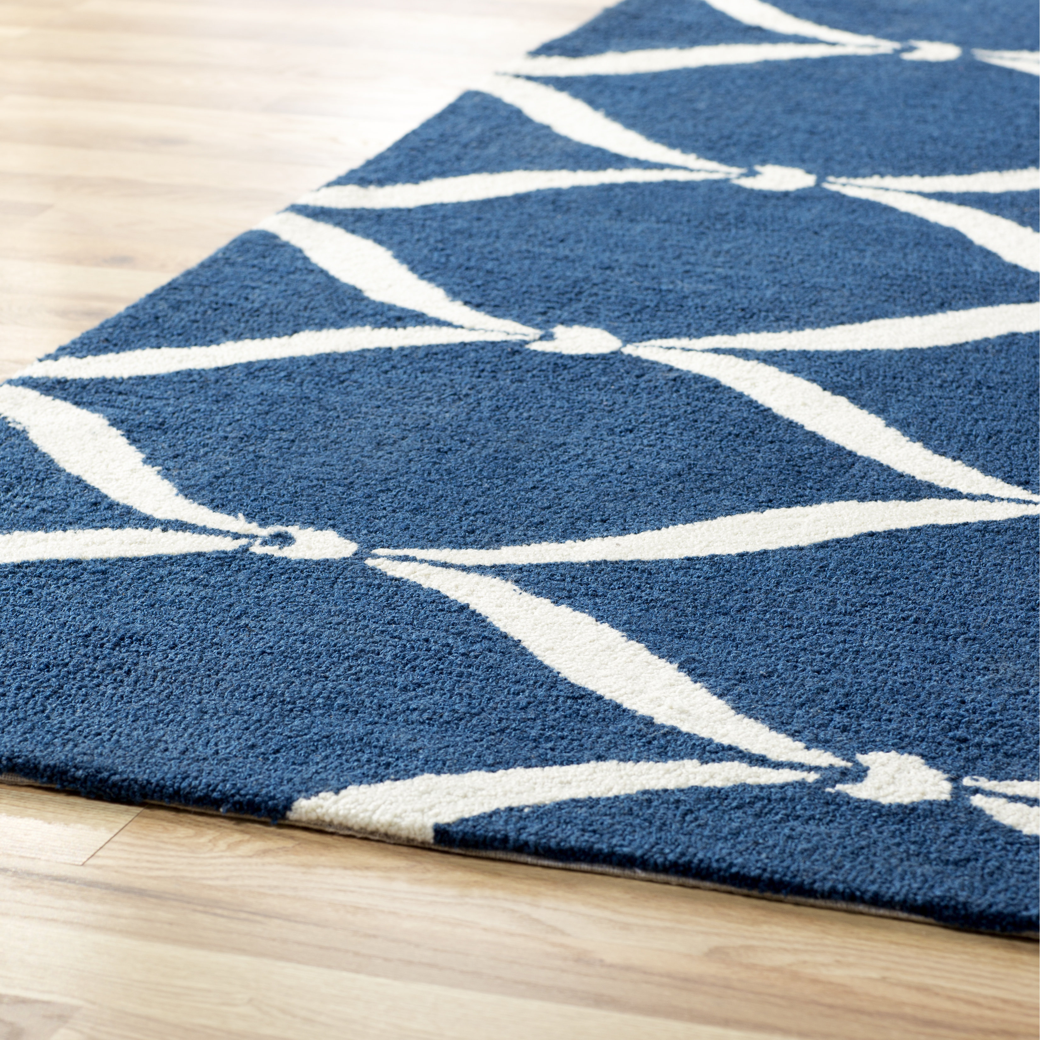 Navy & Ivory Area Rug Wayfair