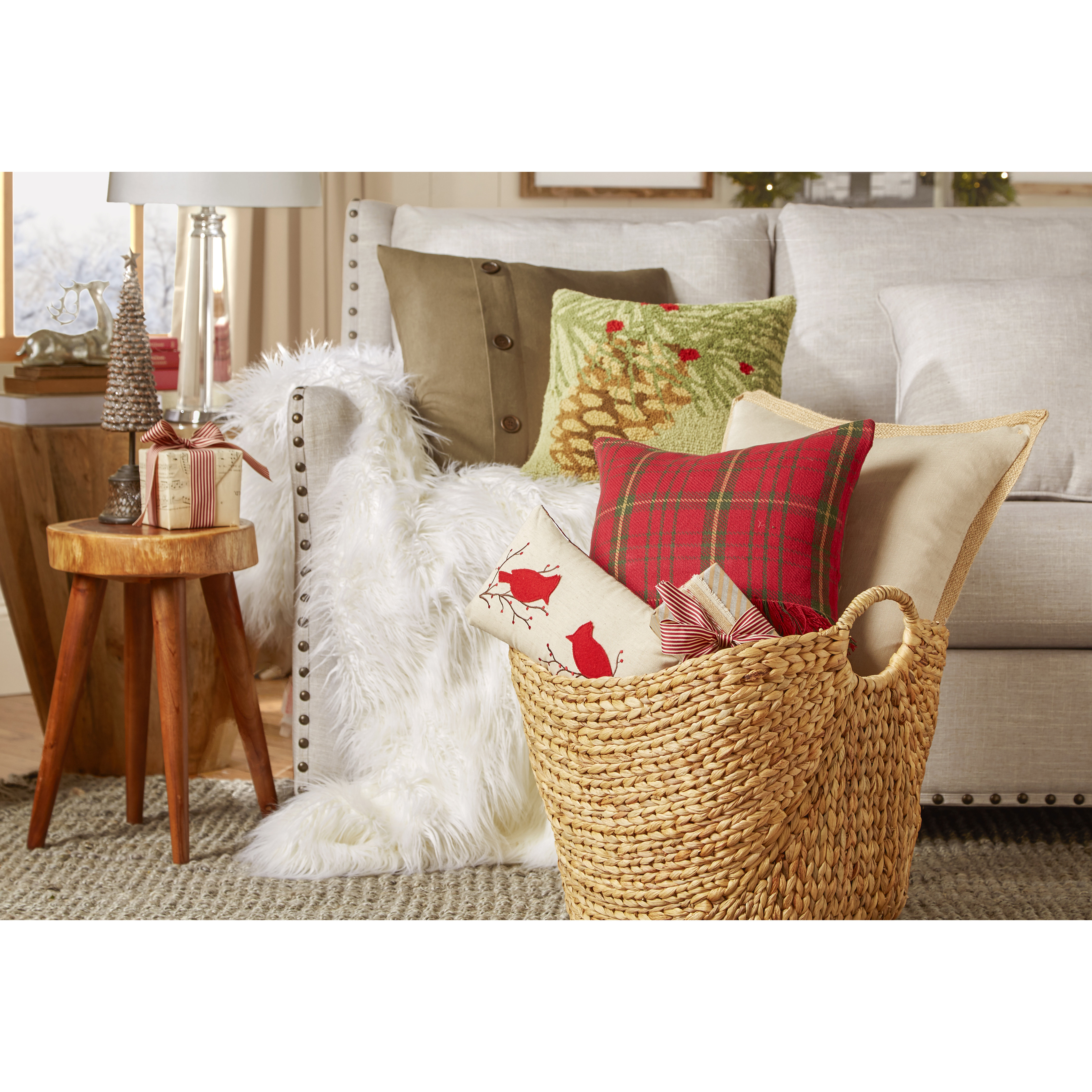 Breakwater Bay Spencer Linen Throw Pillow & Reviews Wayfair