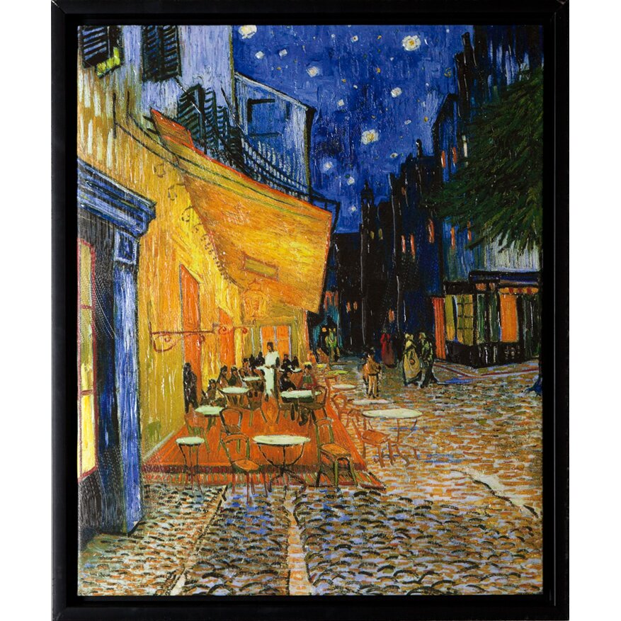 'Cafe Terrace on the Place de Forum in Arles at Night' by Vincent Van ...