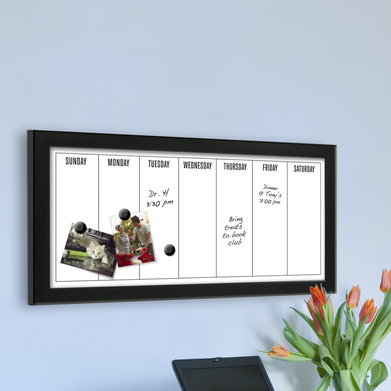 Wyeth Framed Weekly Calendar Dry Erase Board Wayfair