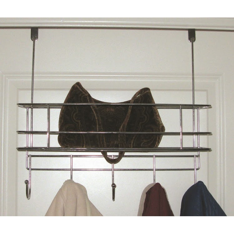 over door hooks with basket