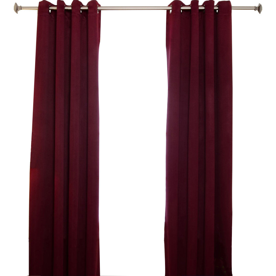 Blackout Curtain Blackout Antique Brass Grommet Top Curtain Panel