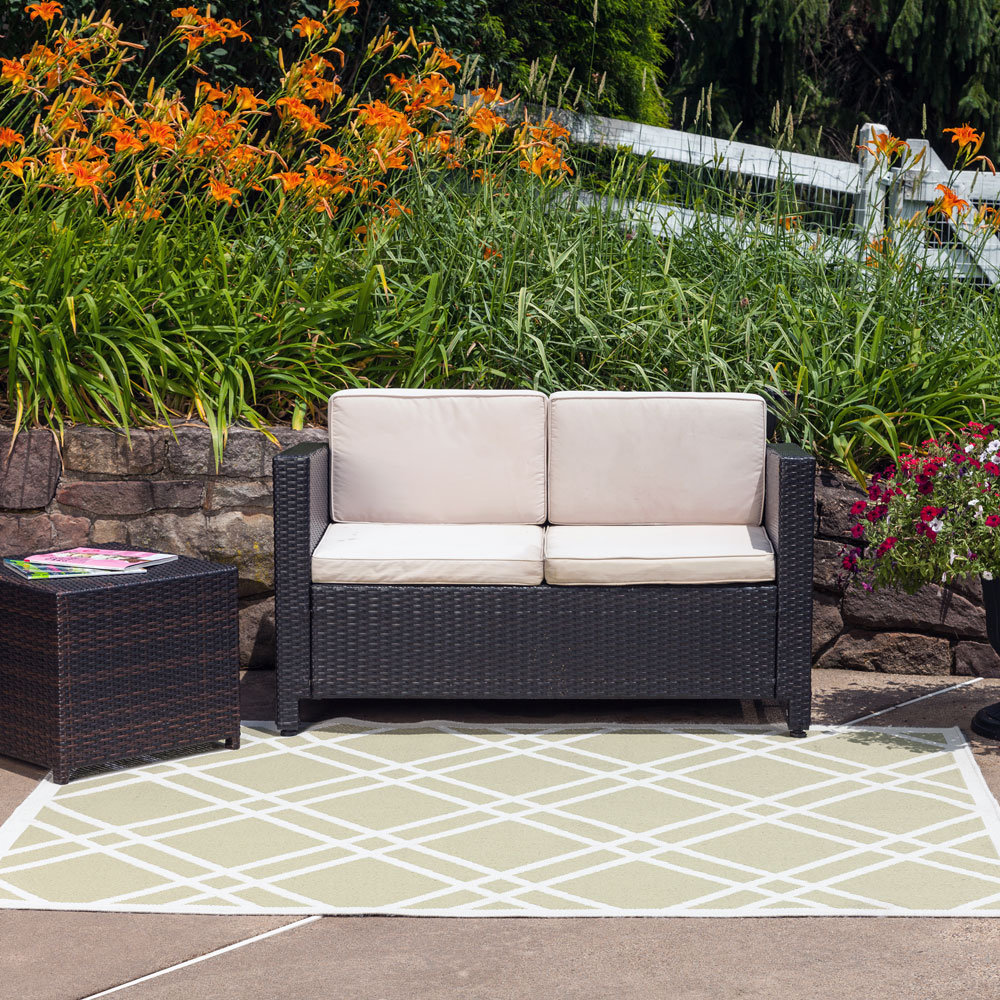 Maverick Sage Green Indoor/Outdoor Area Rug Wayfair