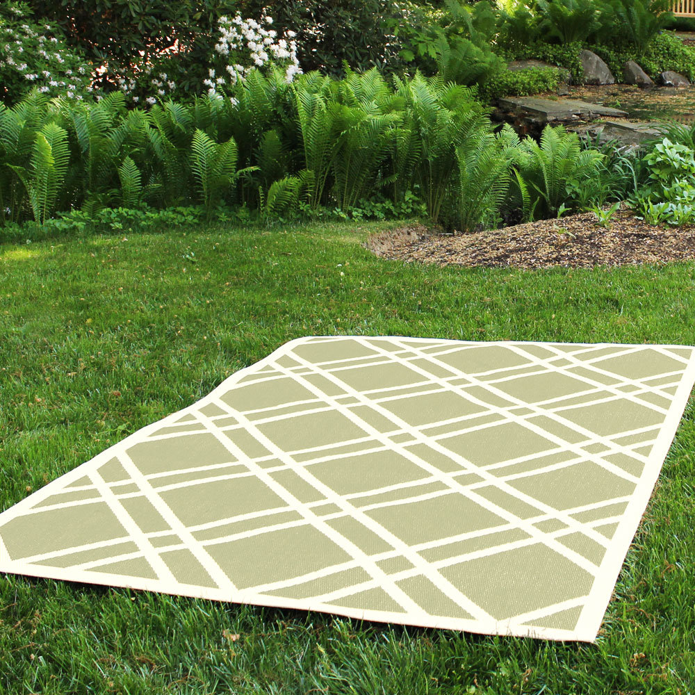 Maverick Sage Green Indoor/Outdoor Area Rug Wayfair