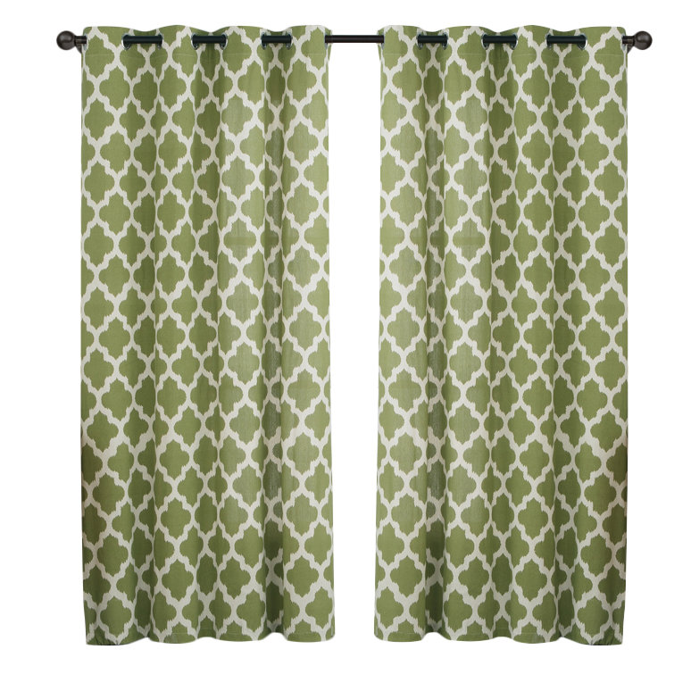 Ikat Single Curtain Panel Wayfair