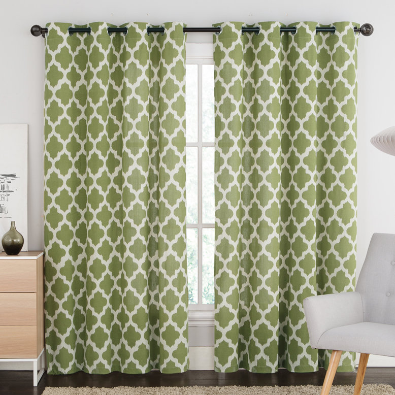 Ikat Single Curtain Panel Wayfair