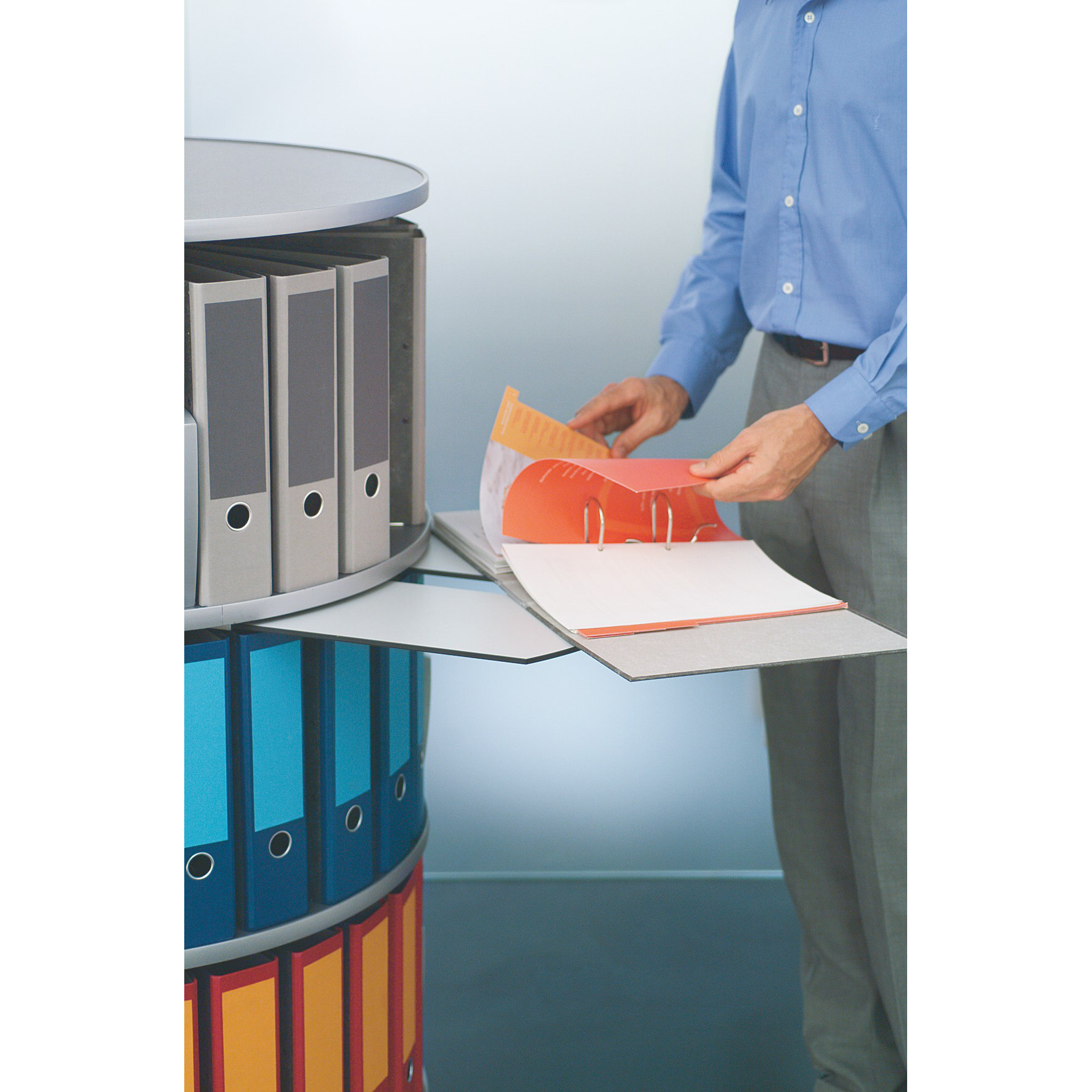 Pull Out Shelf for Deluxe Binder & File Carousel Shelving Wayfair