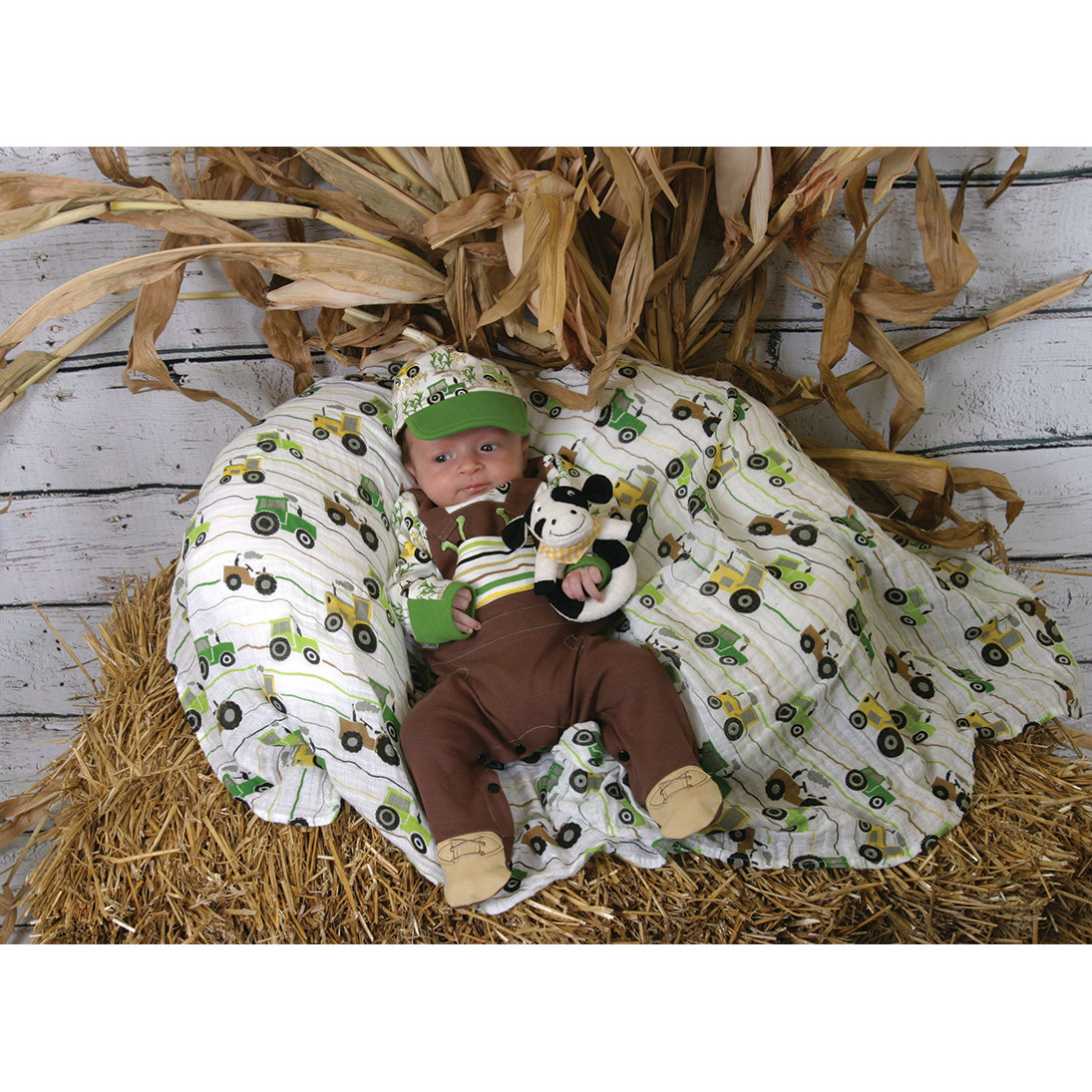 Tractor Cotton Muslin Swaddle Blanket Wayfair