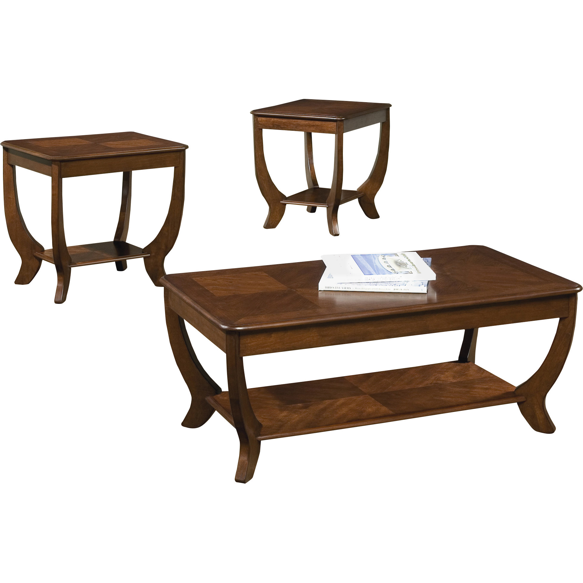 Pettigrew 3 Piece Coffee Table Set Wayfair