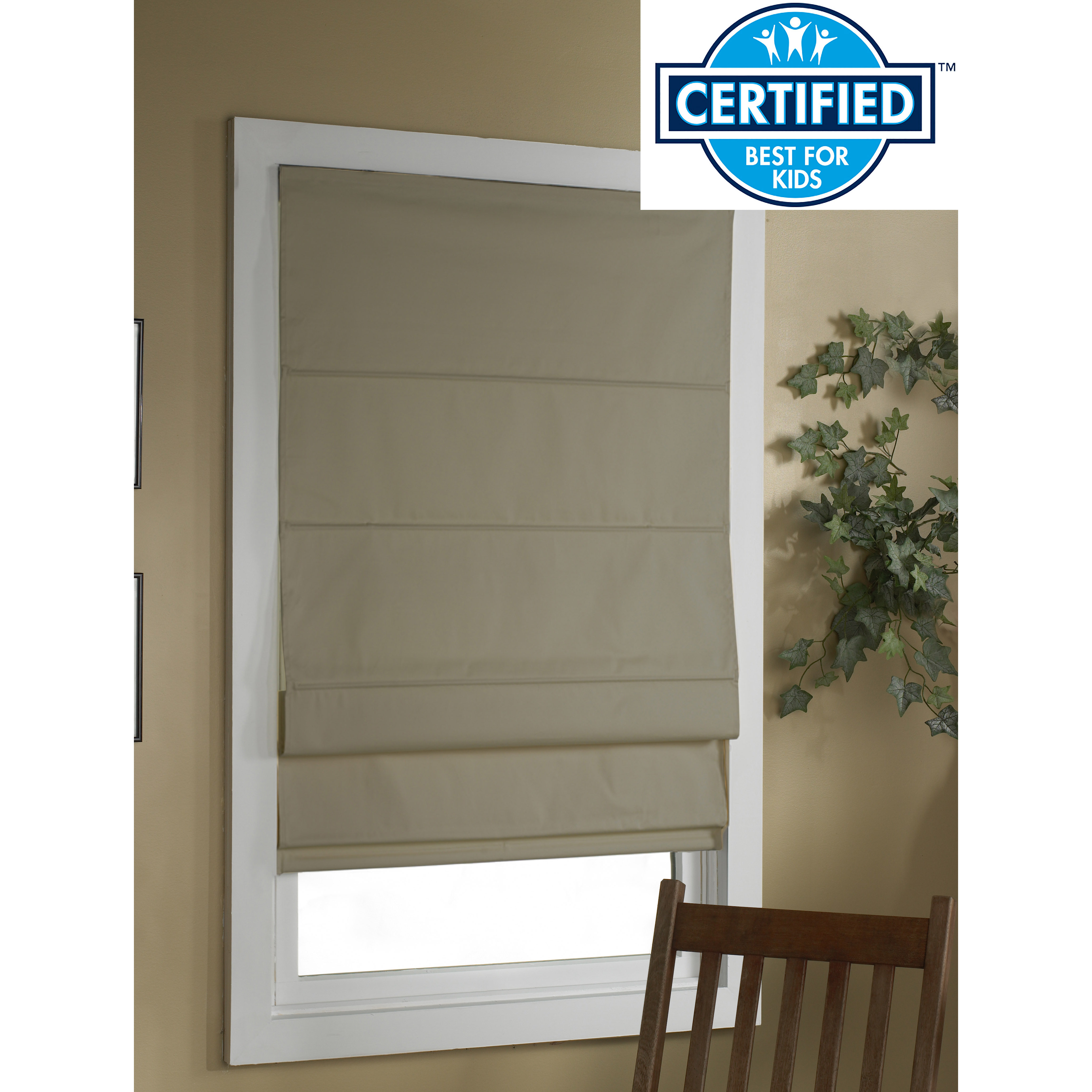 Symple Stuff Cordless Thermal Backed Roman Shade & Reviews Wayfair