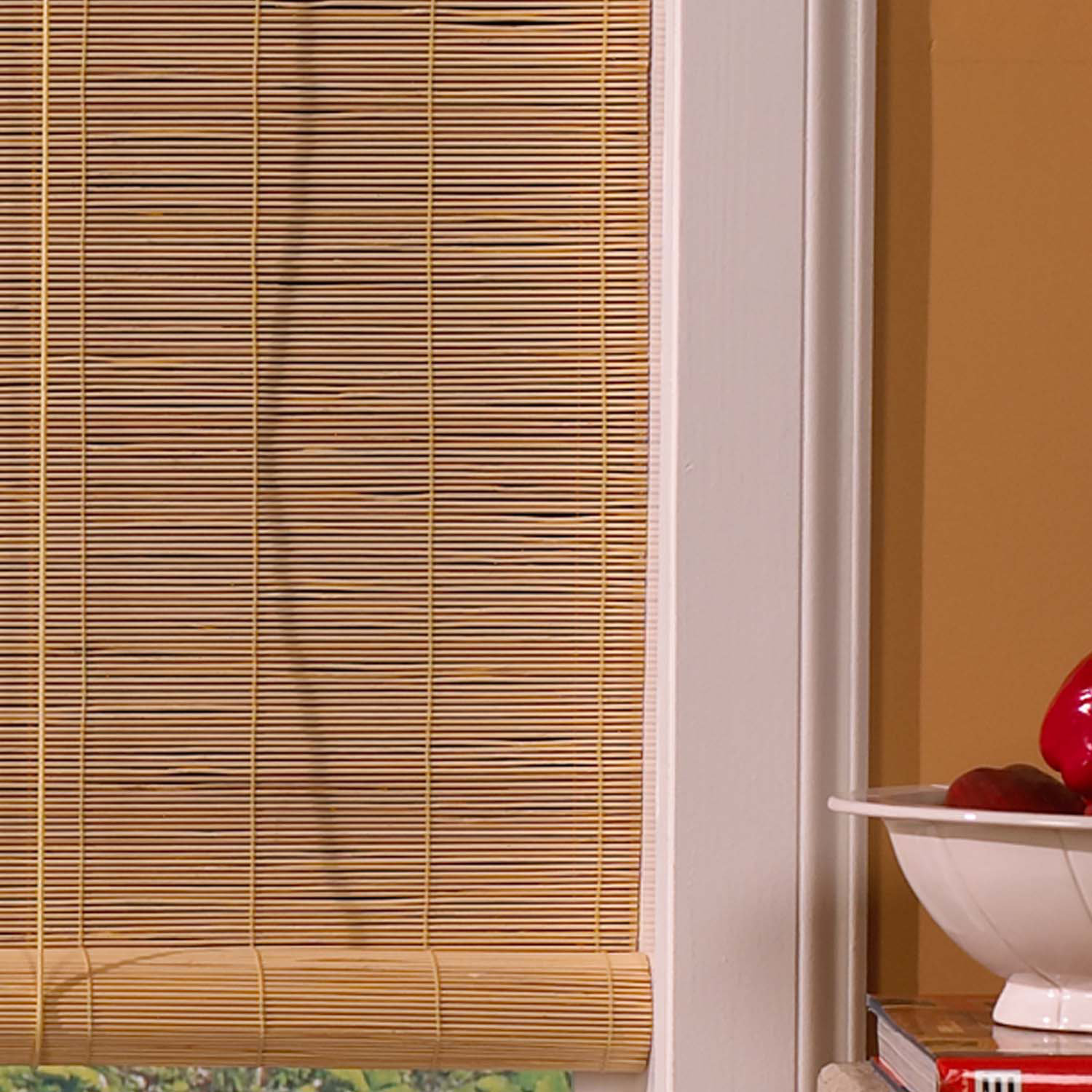 Symple Stuff Bamboo Outdoor Roller Shade & Reviews Wayfair