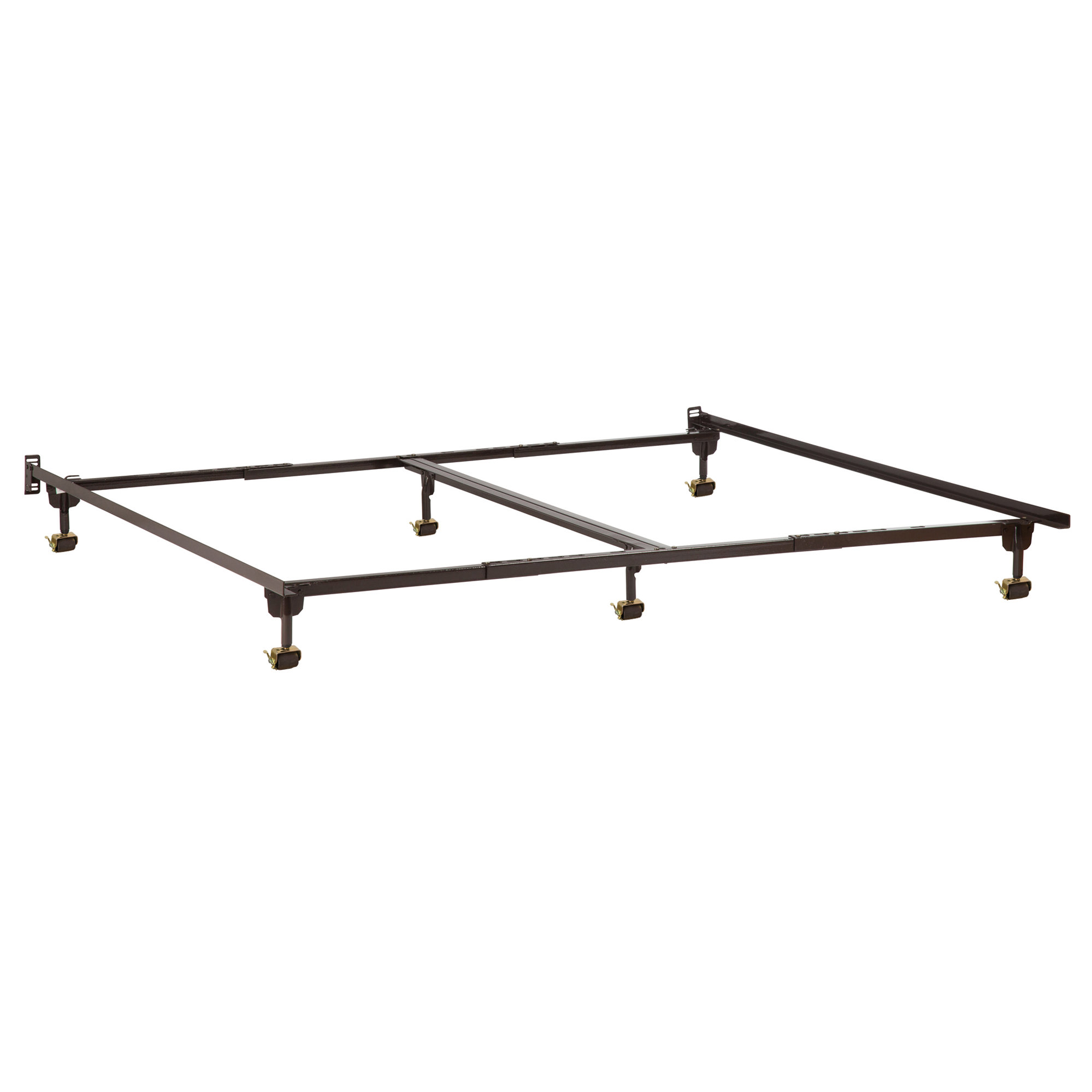 Symple Stuff Metal Bed Frame with Casters & Reviews Wayfair