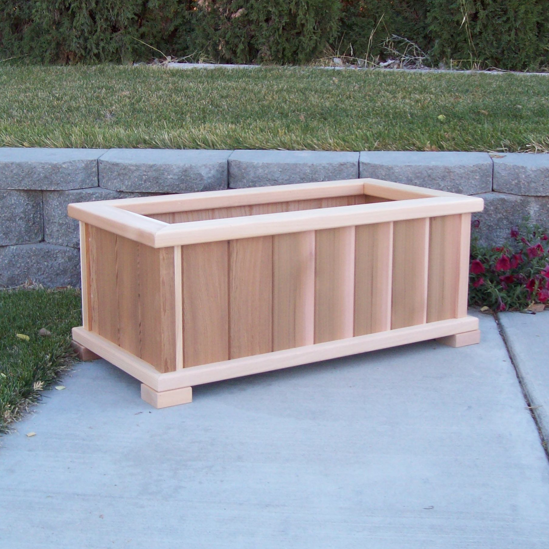 WoodCountry Rectangular Planter Box &amp; Reviews Wayfair