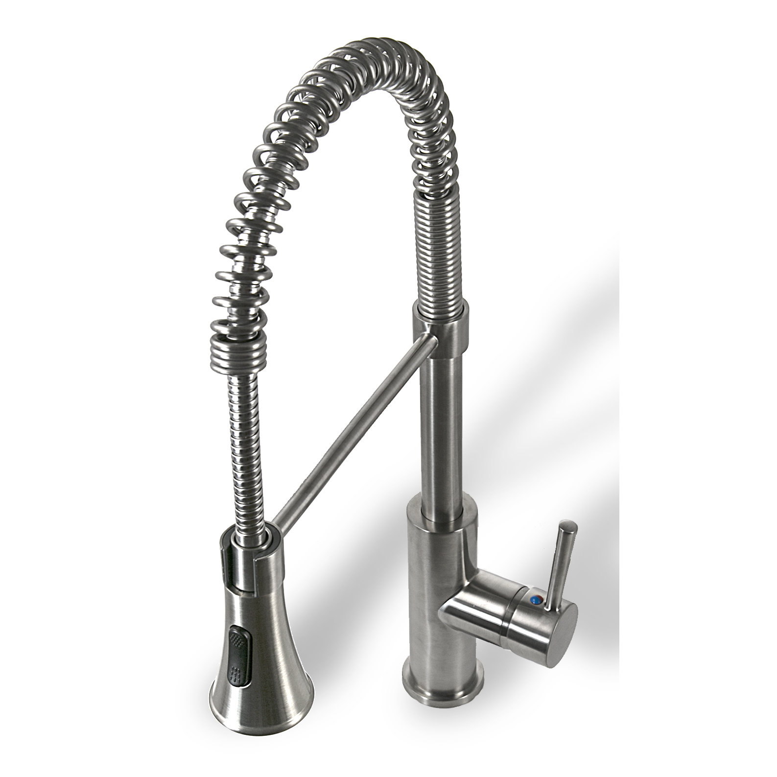 Luxier Single Handle Kitchen Sink Faucet with Pull Down Spray & Reviews Wayfair