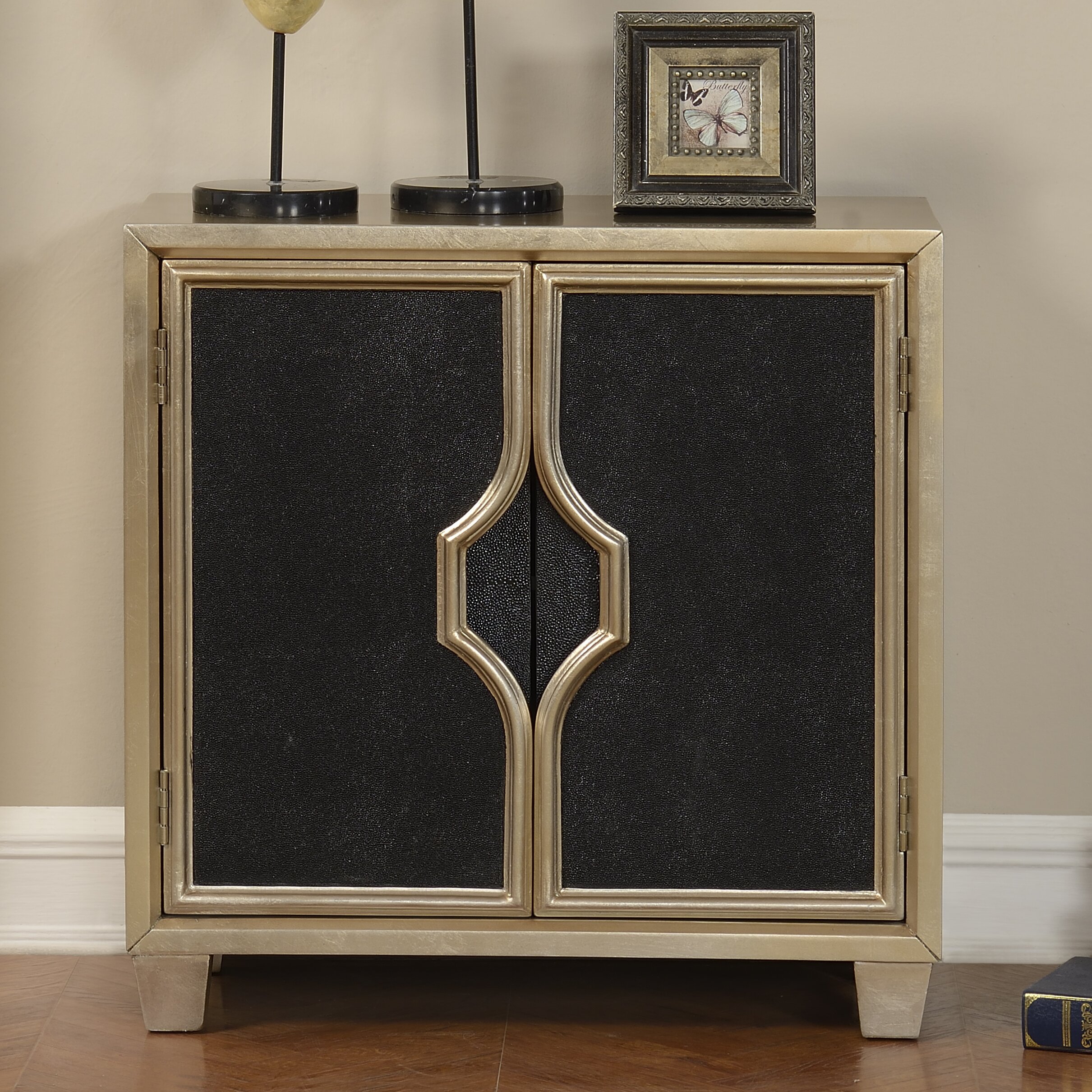 Polen 2 door accent cabinet