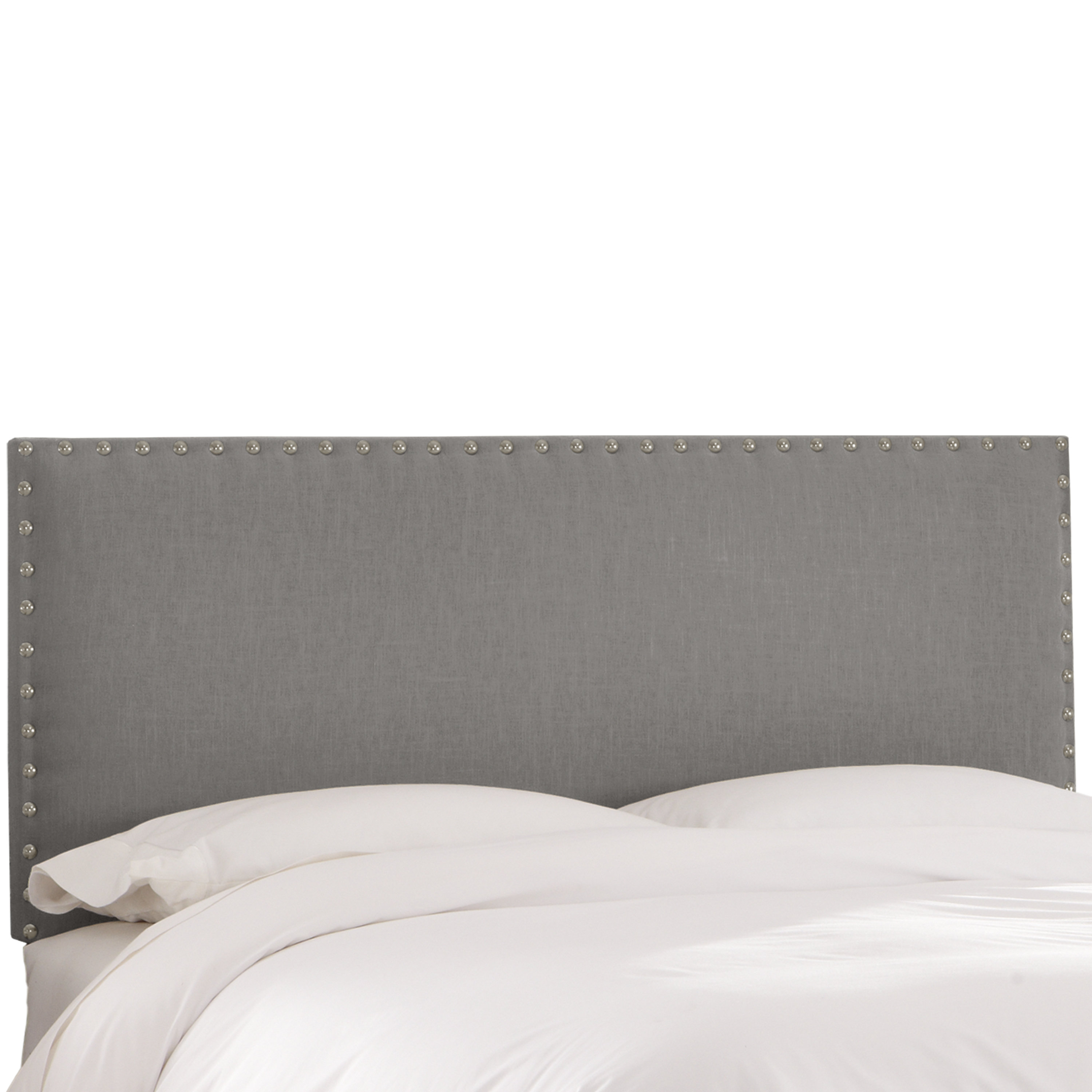 Mercer41 Upholstered Headboard in Grey & Reviews Wayfair