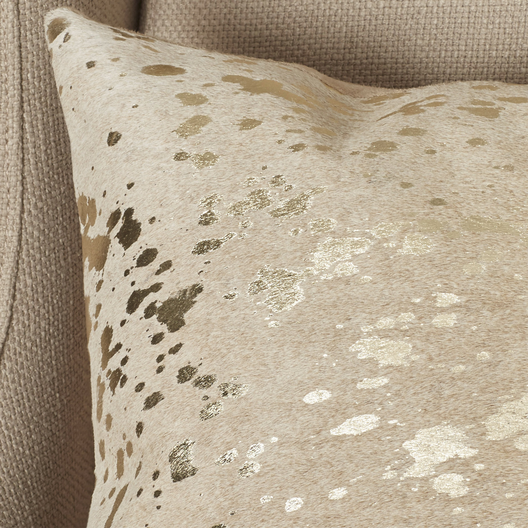 Zimbalist Natural Leather Throw Pillow Wayfair