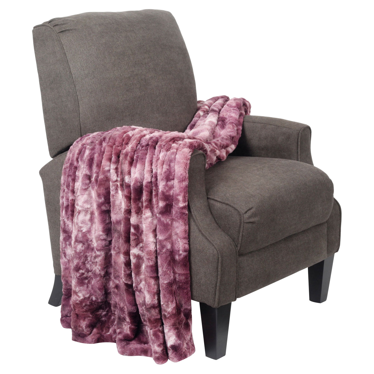 Tie Dye Double Sided Faux Fur Throw Blanket Wayfair