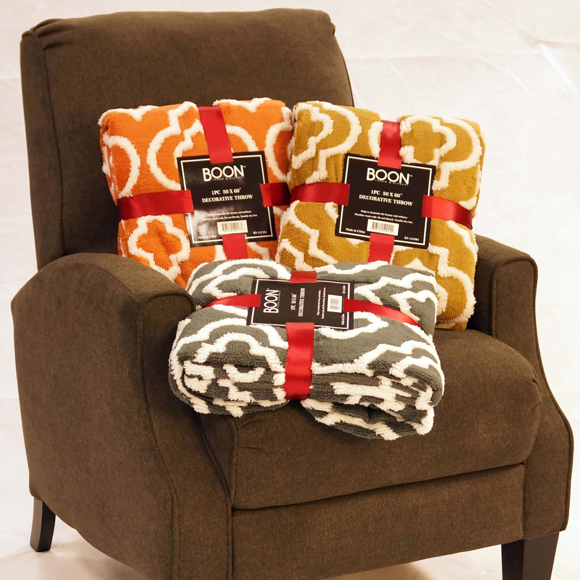 Jacquard Sherpa Throw Blanket Wayfair