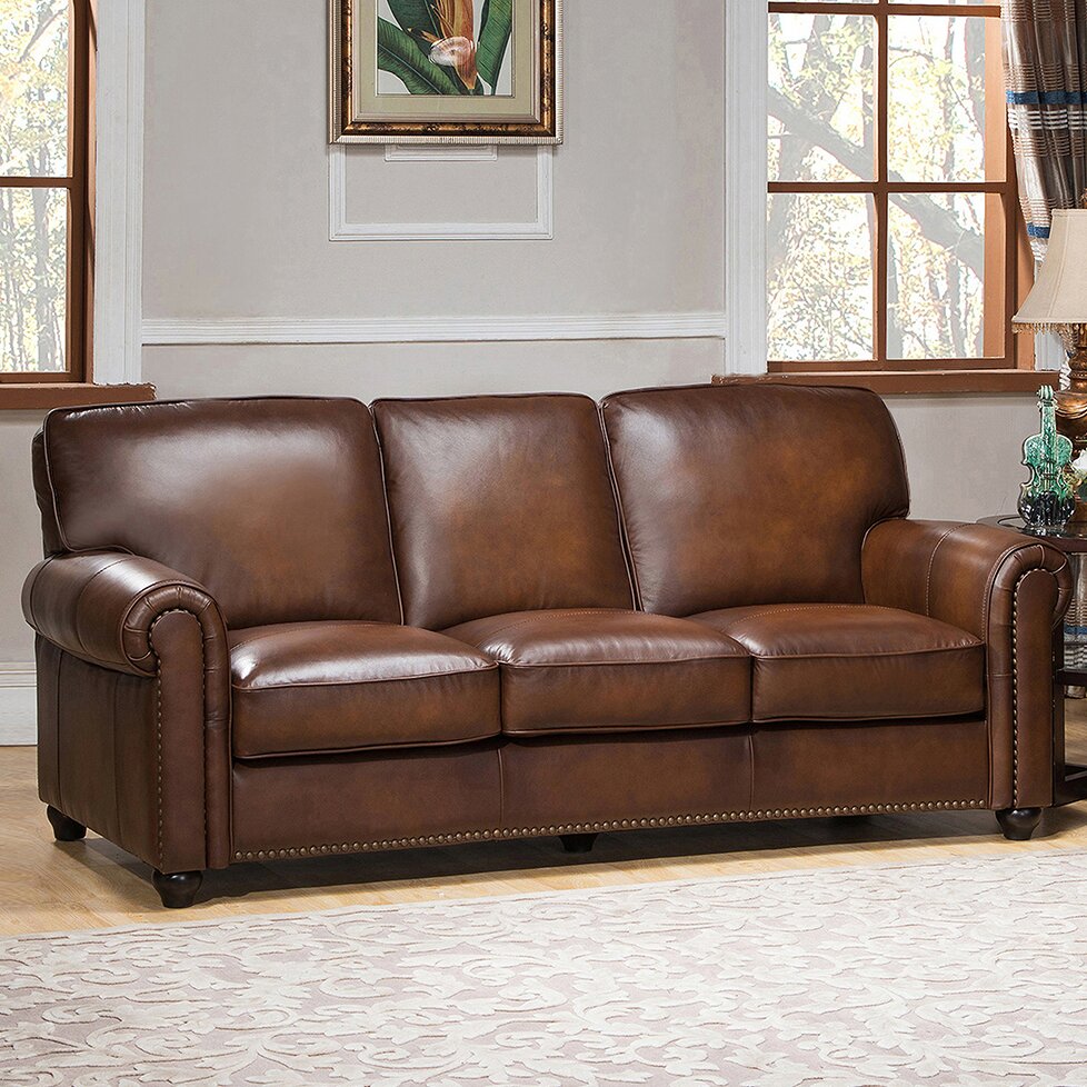 Aspen Leather Sofa | Wayfair