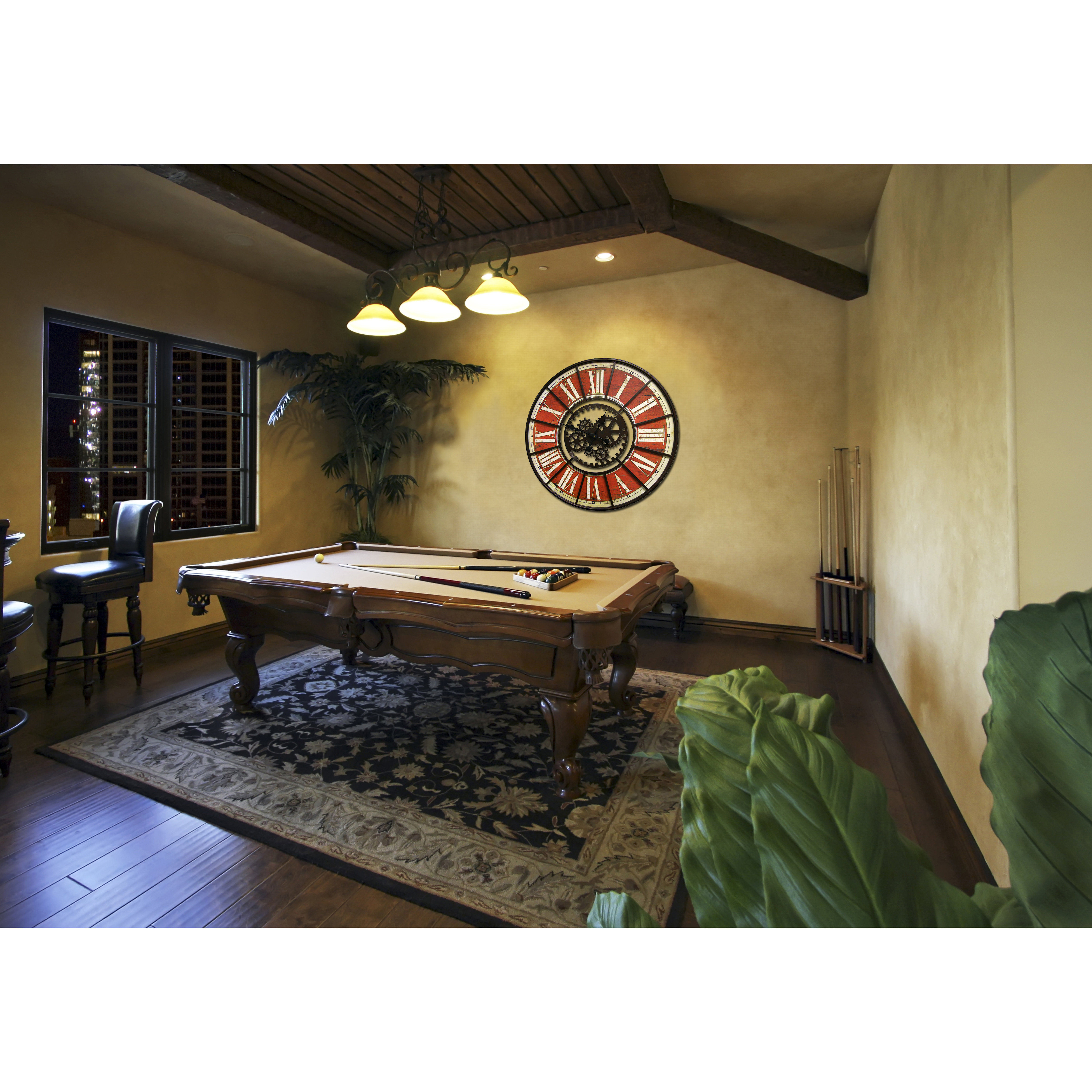 Round Gears Clock Wayfair