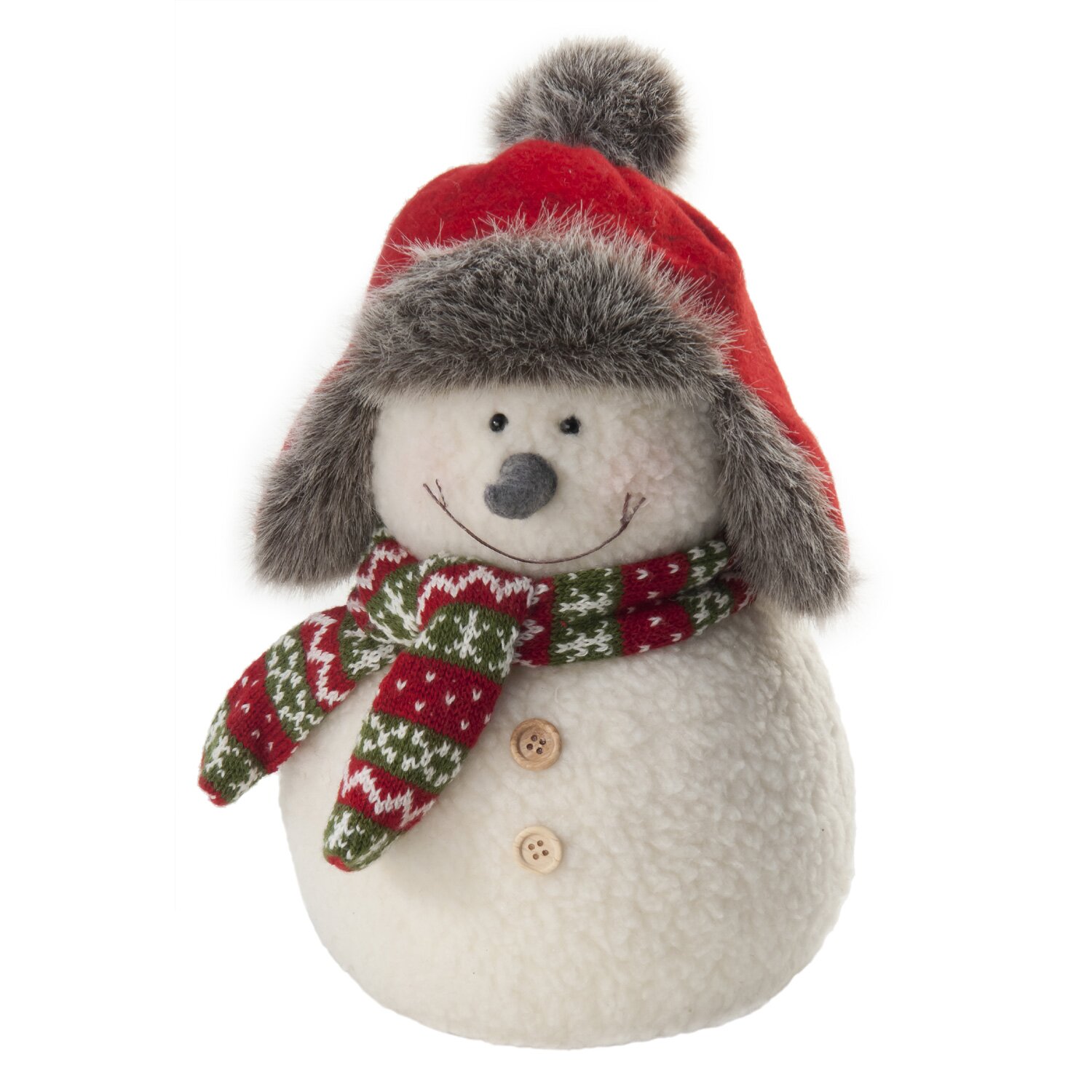 plush stuffed snowman