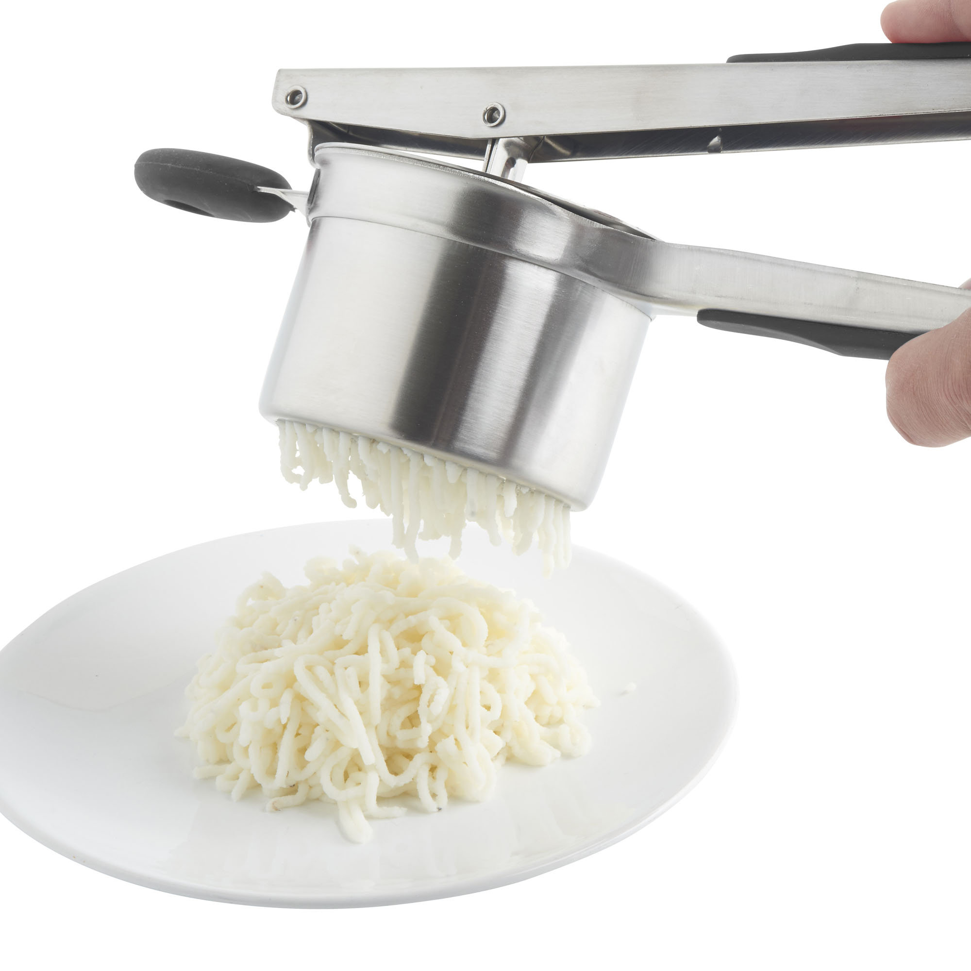 4 Piece Stainless Steel Mash Potato Ricer Masher/Fruit Press/Baby Food