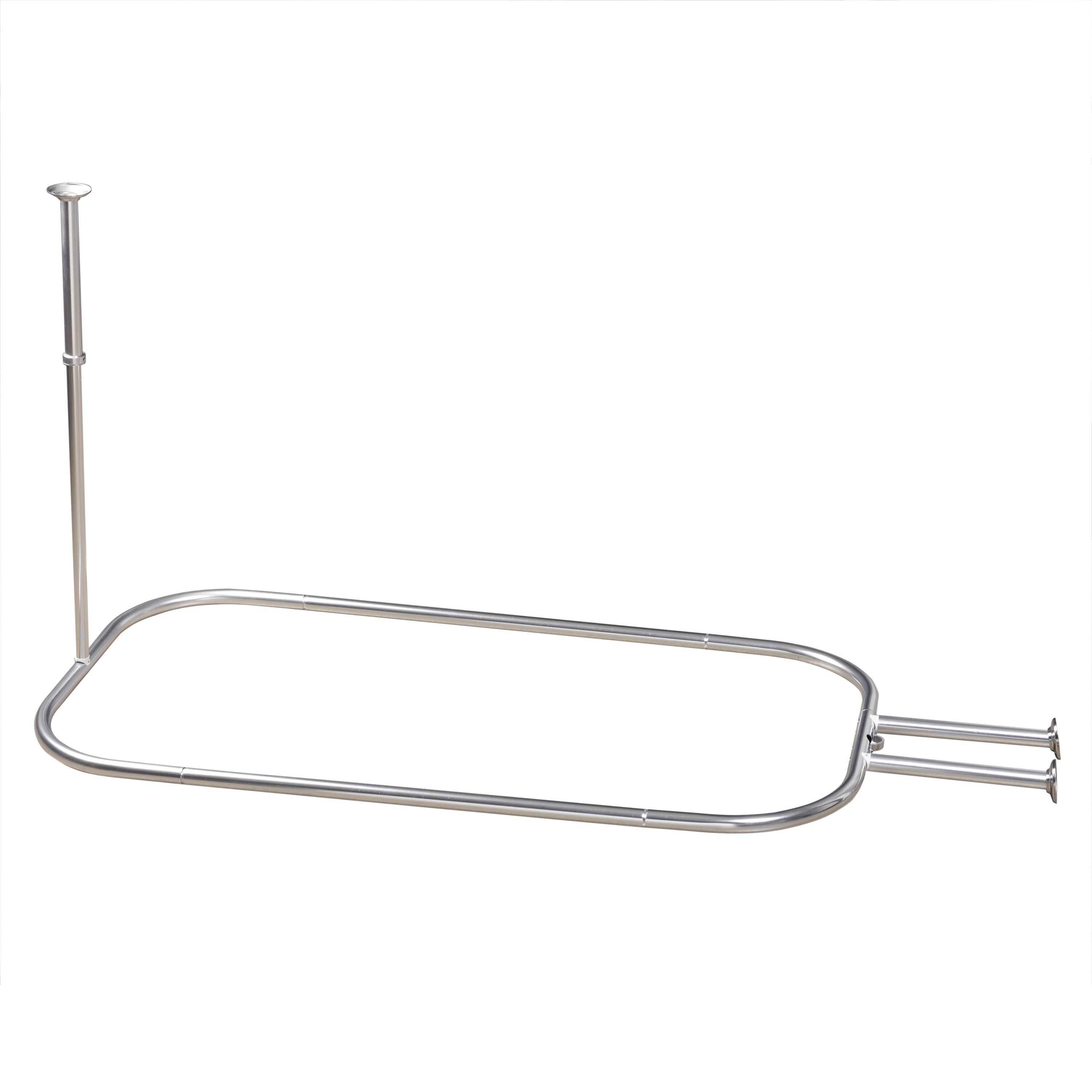 Versalot Never Rust Aluminum Hoop Shower Rod & Reviews 